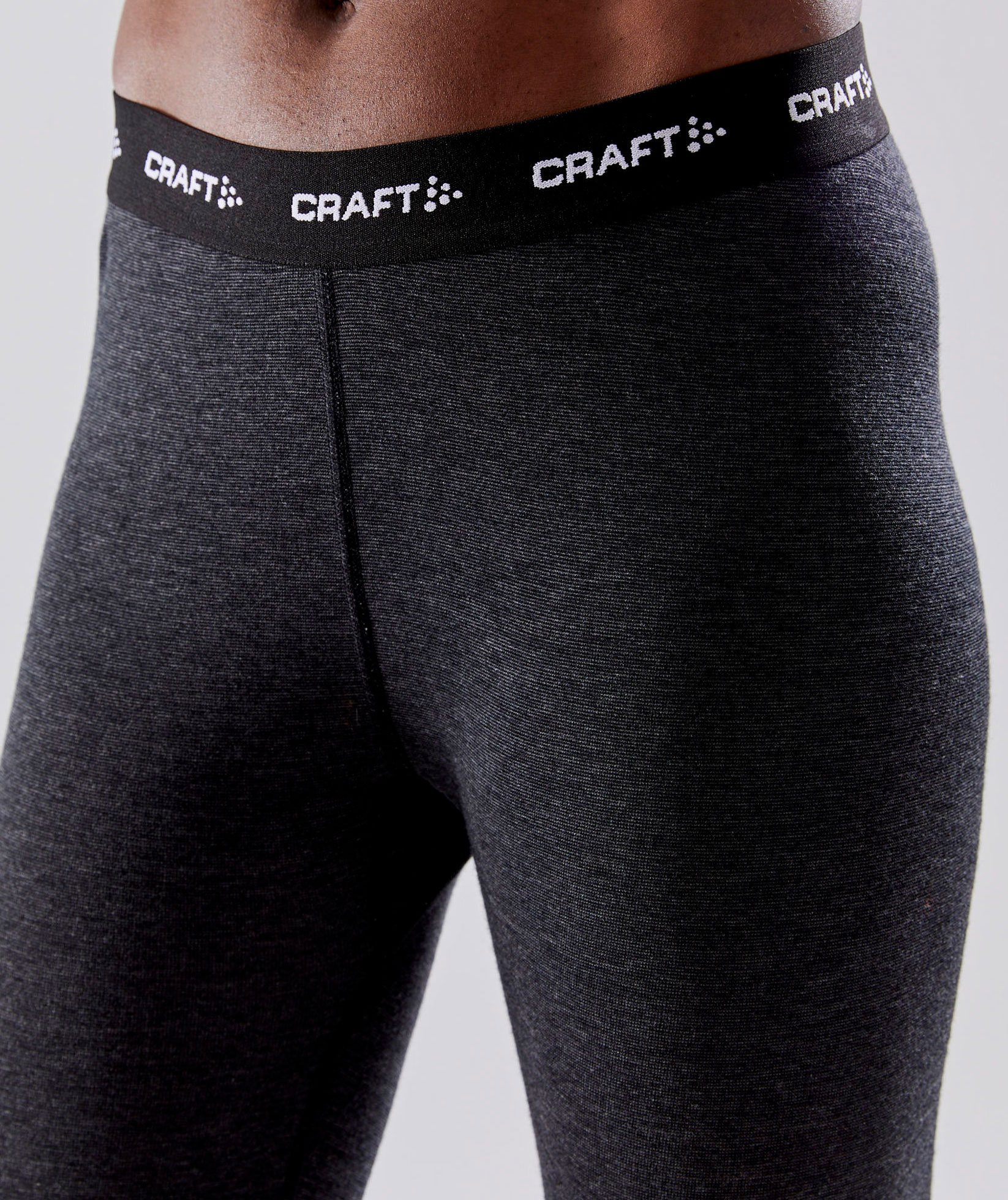 Craft Core Damen Baselayer-set mit Merinowolle, Schwarz melange, large image number 9