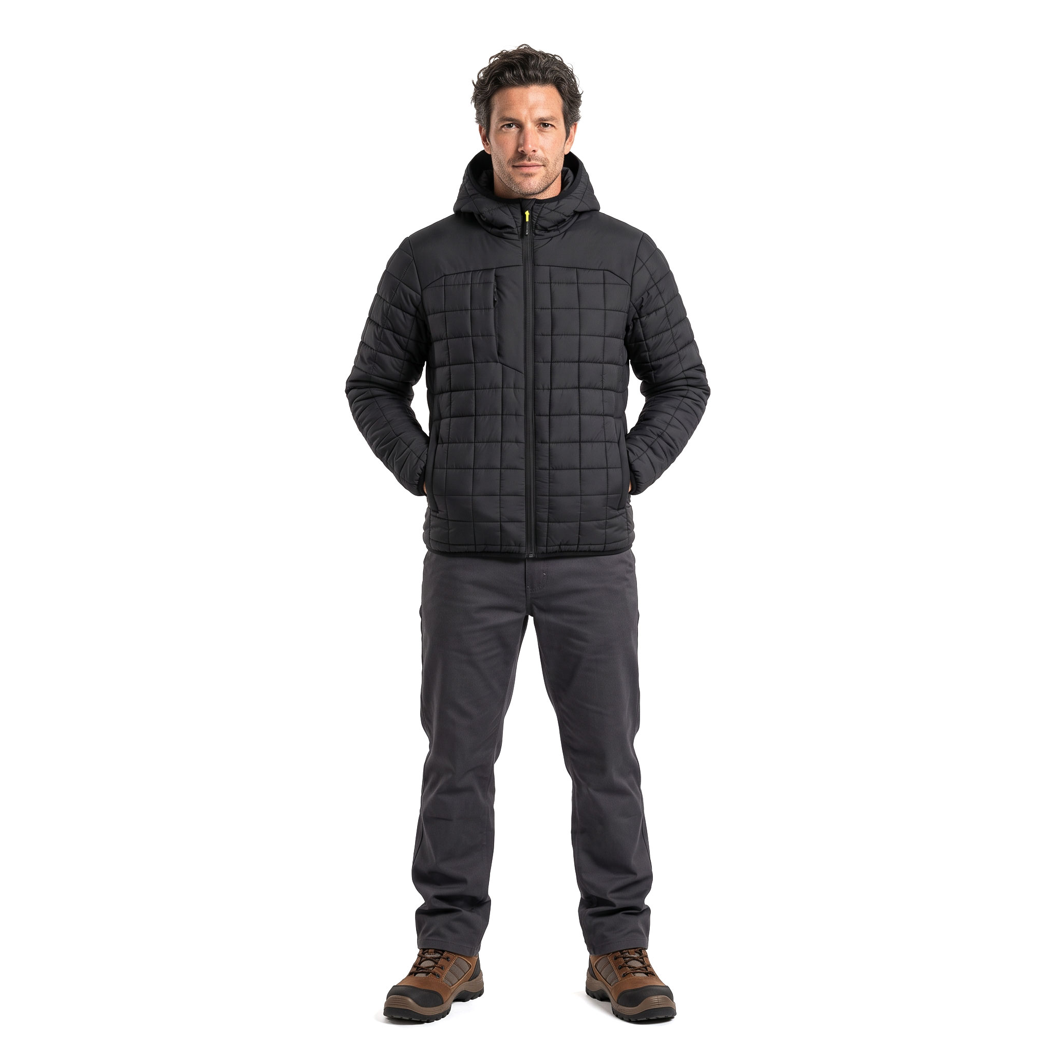 Portwest PW3 quilted jacket, Black, large image number 2