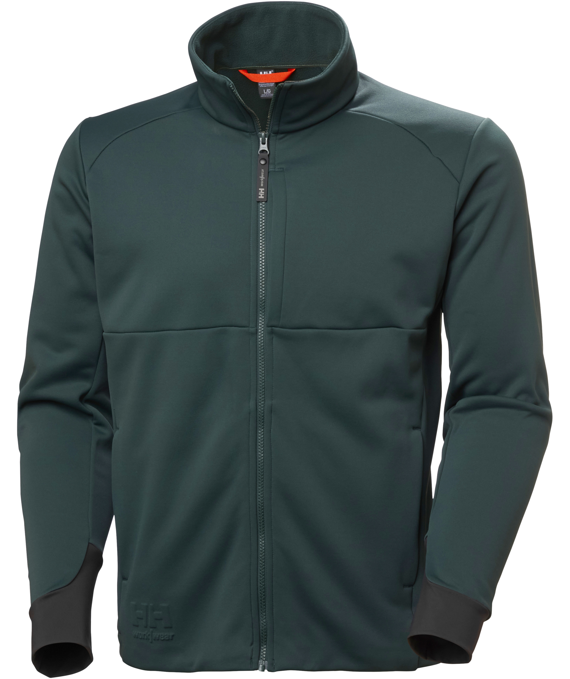 Helly Hansen Tech cardigan, Darkest Spruce, Darkest Spruce, swatch