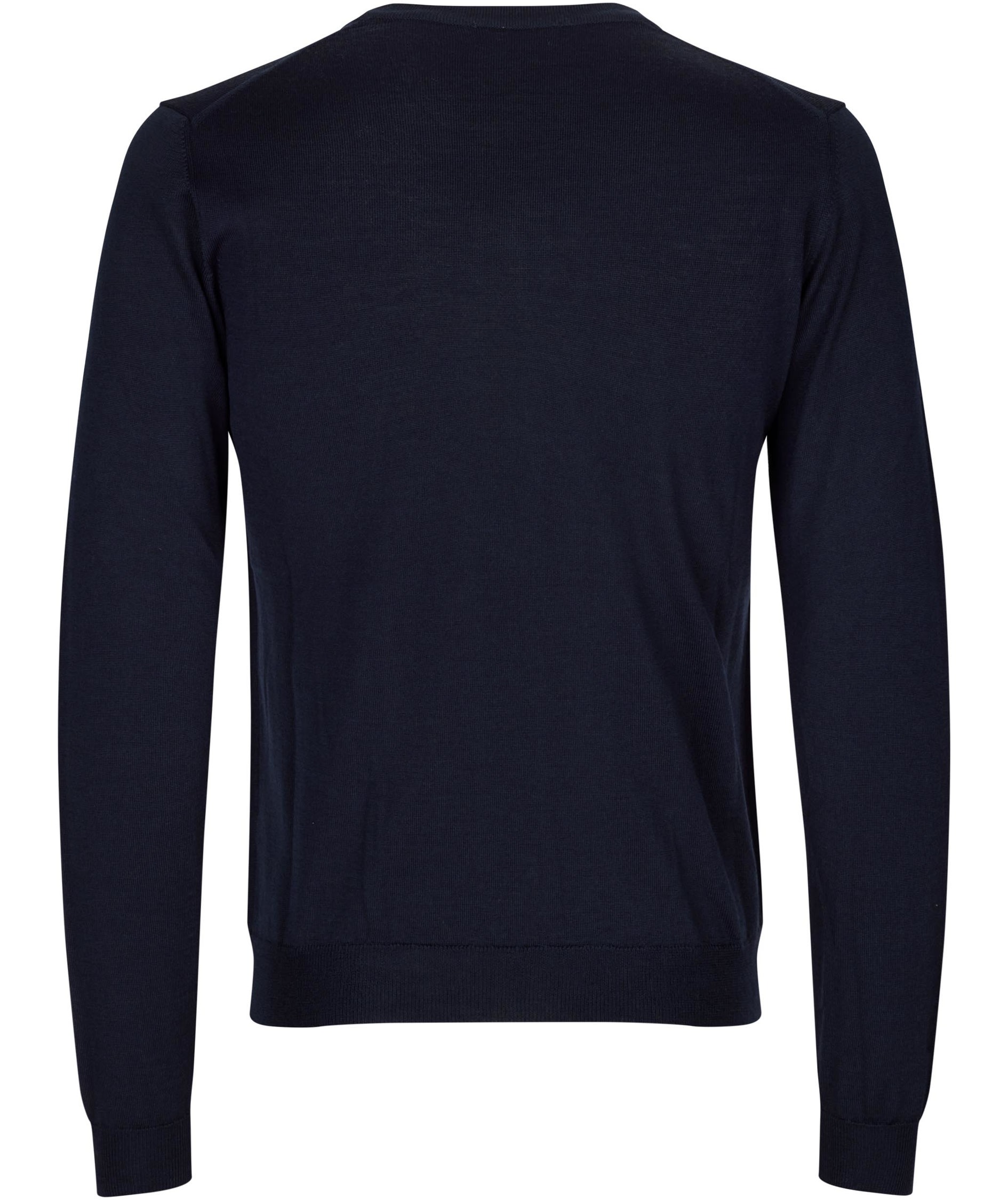 ID knitted pullover with merino wool, Marine Blue, large image number 1