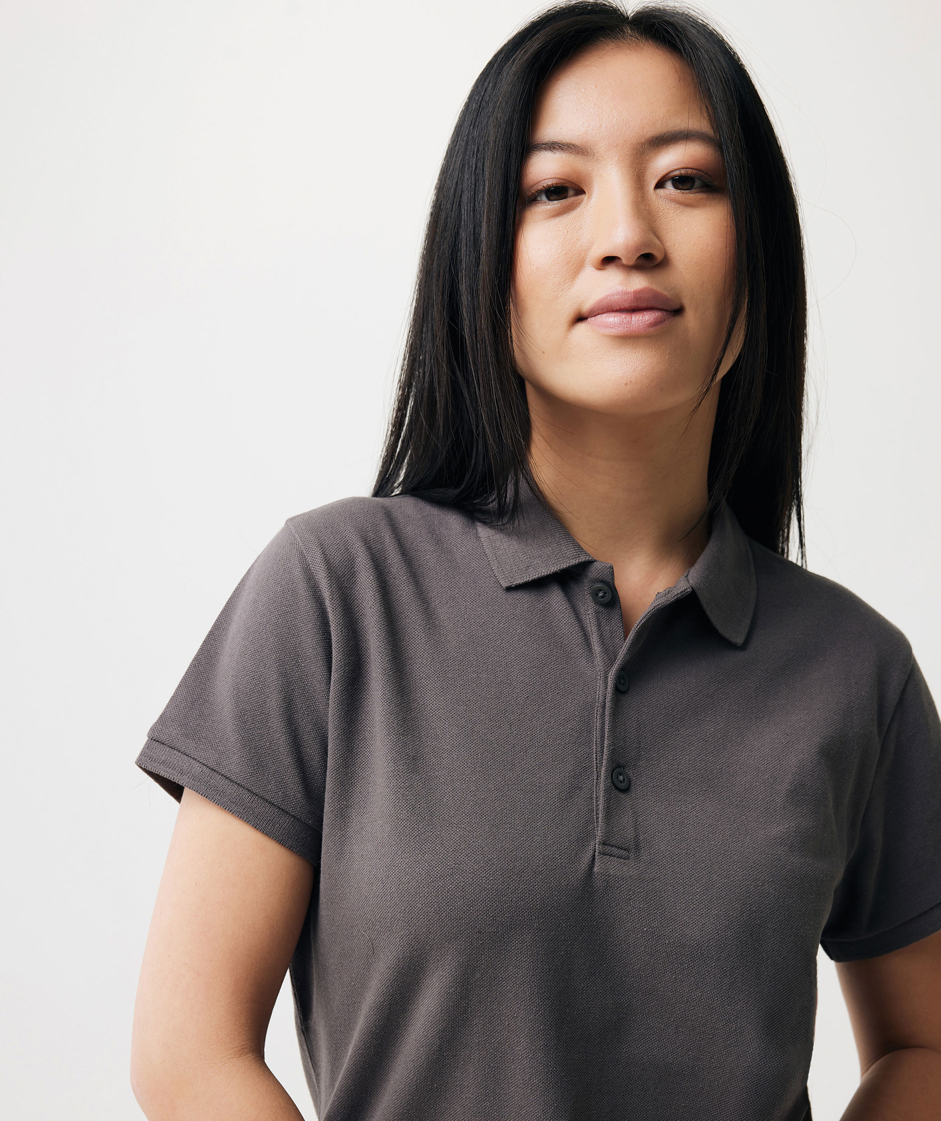 Iqoniq Yosemite Damen Poloshirt, Steinkohle, large image number 5
