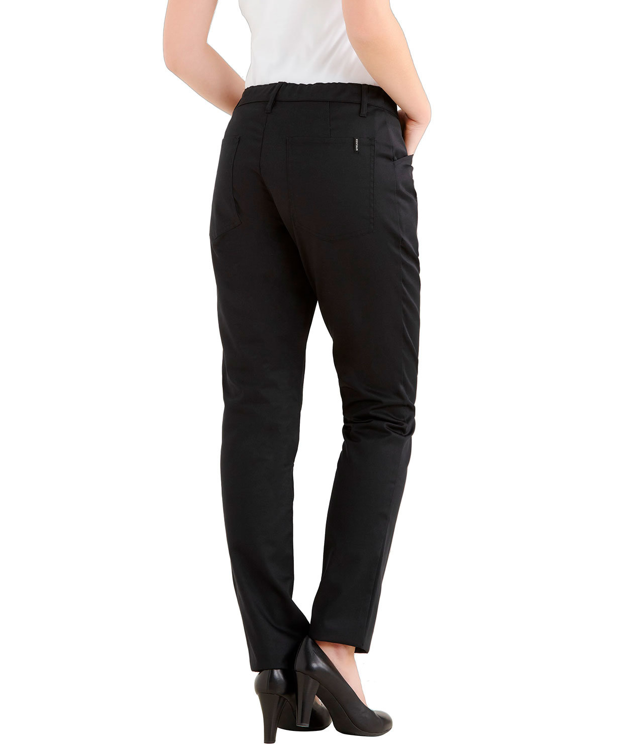 Kentaur women's chino trousers, Black, large image number 2