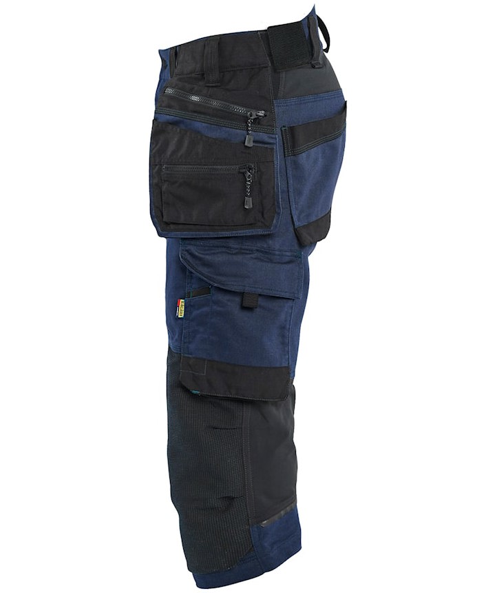 Bl&aring;kl&auml;der Striker hantverkspiratbyxa, Dark Marin/Svart, large image number 3