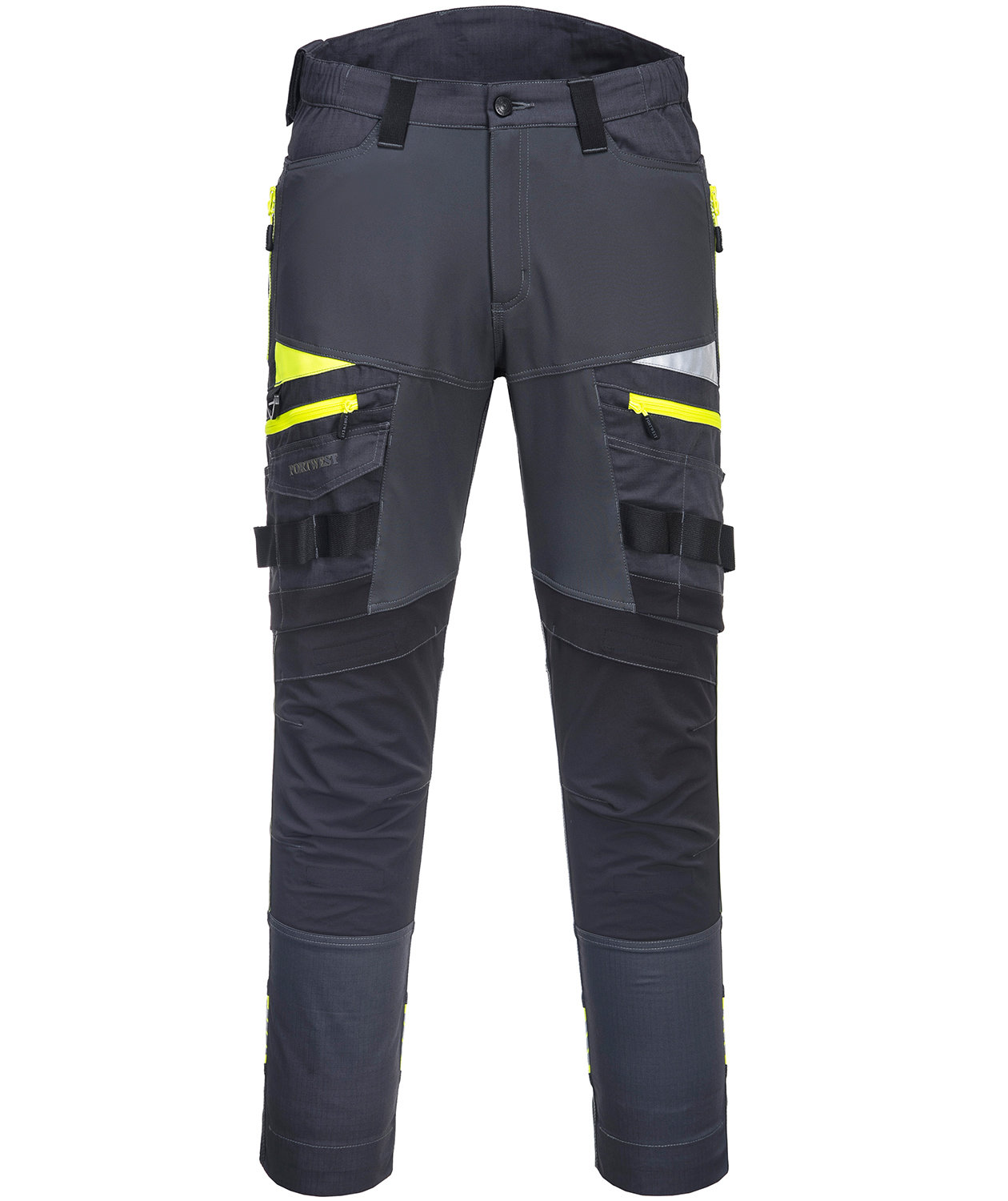 Portwest DX4 arbeidsbukse full stretch, Metallgr&aring;