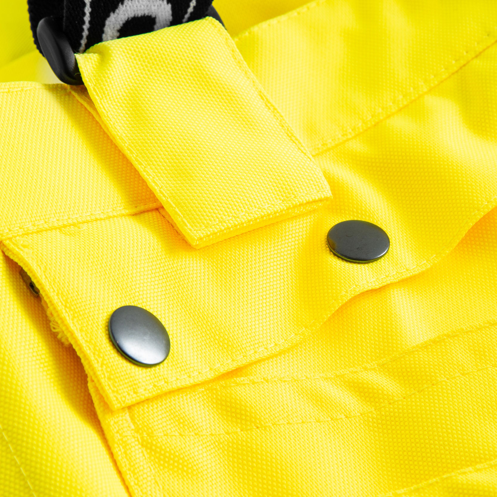 Lyngs&oslash;e h&aring;ndverkerregnbukse, Hi-vis Gul/Svart, large image number 2