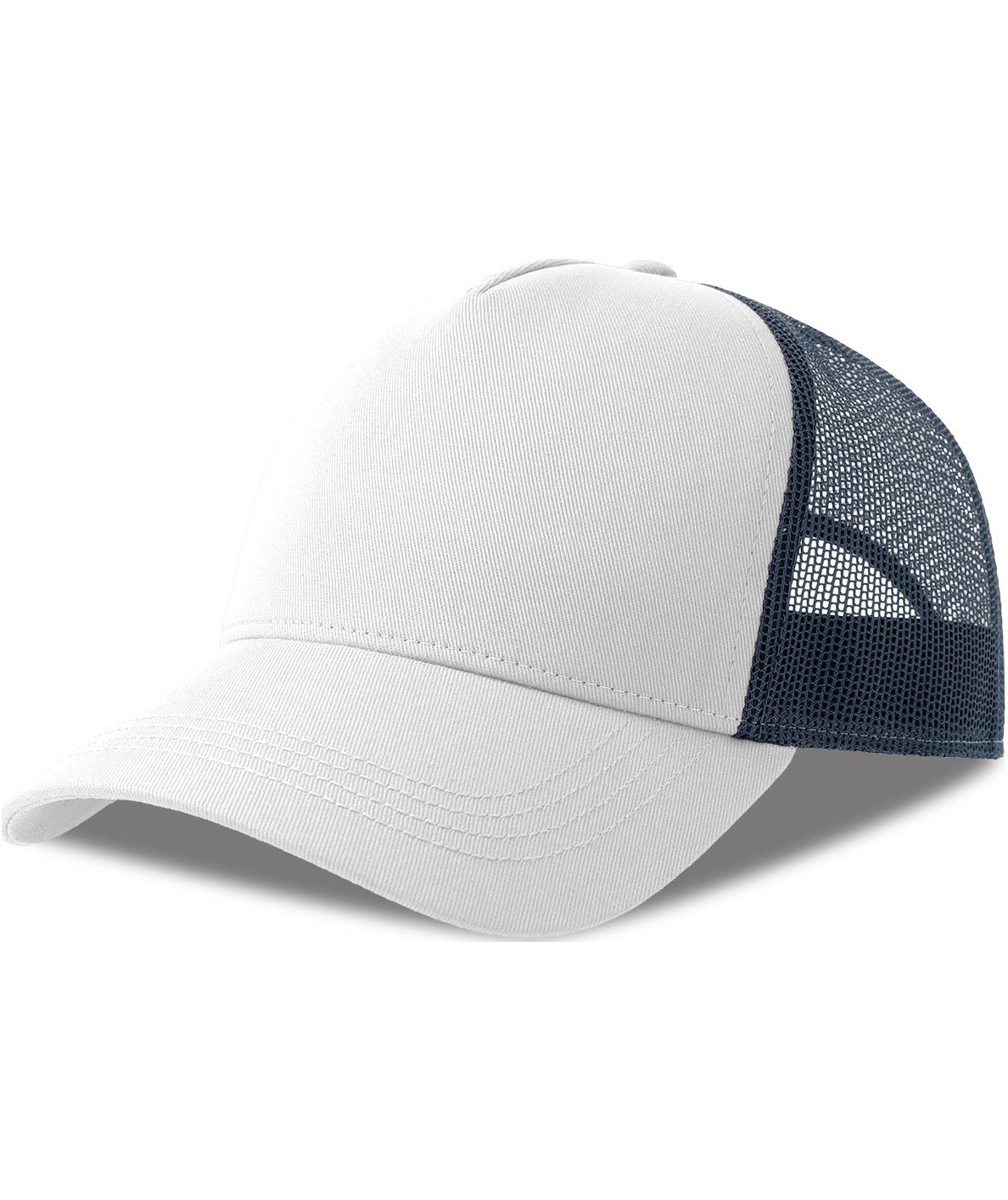 Atlantis Rapper Cotton-S cap, White/Navy, White/Navy, swatch
