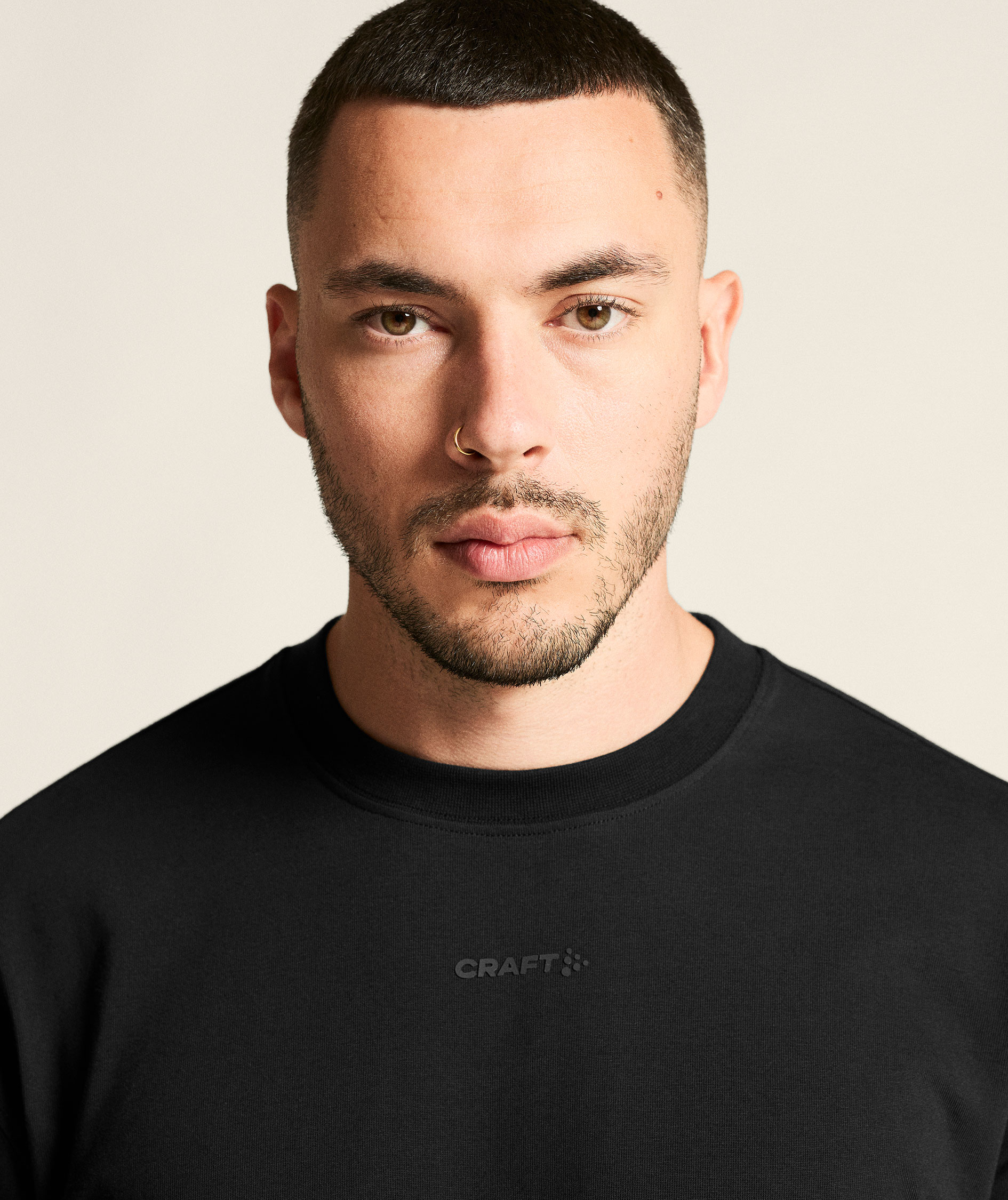 Craft Frequent Heavy langermet T-skjorte, Black, large image number 3