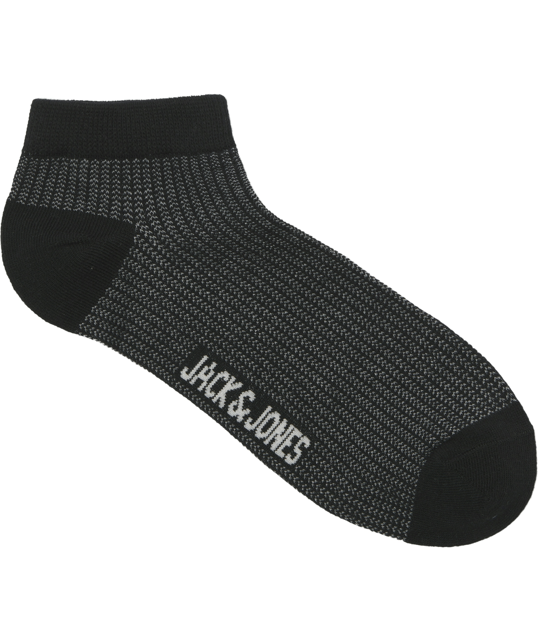Jack & Jones JACBRYAN BIRD EYE 3-pak ankelstr&oslash;mper, Black, Black, large image number 3