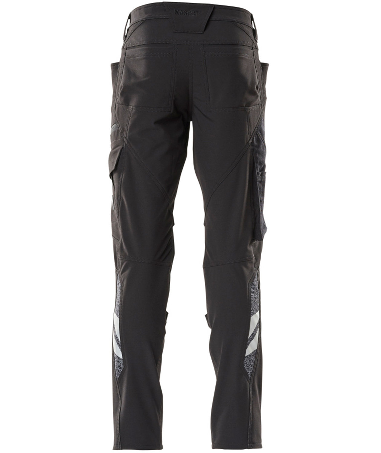 Mascot Accelerate pearl fit dame arbejdsbukser full stretch, Sort, large image number 1