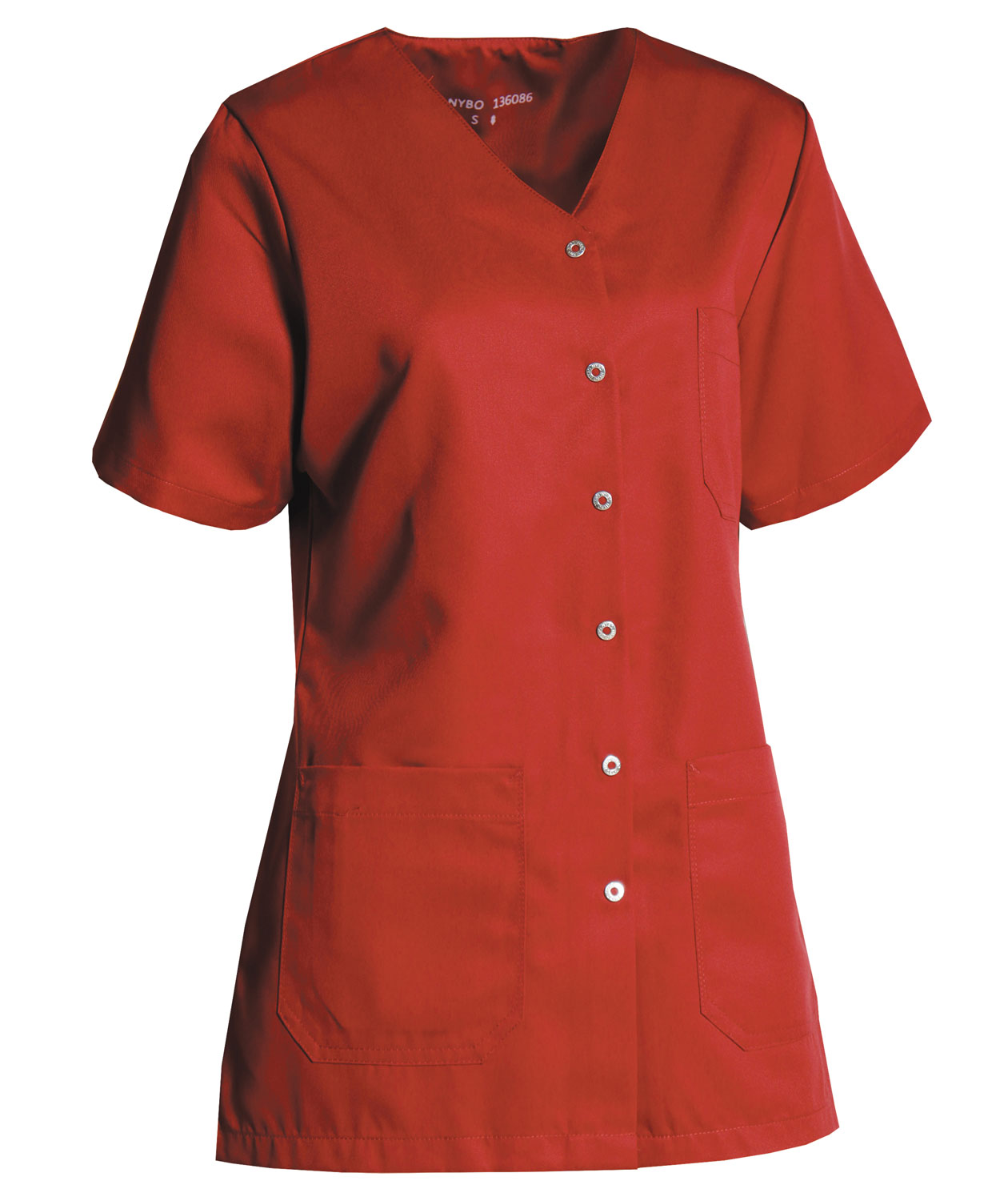 Nybo Workwear Charisma Premium dame tunika, R&oslash;d, R&oslash;d, swatch