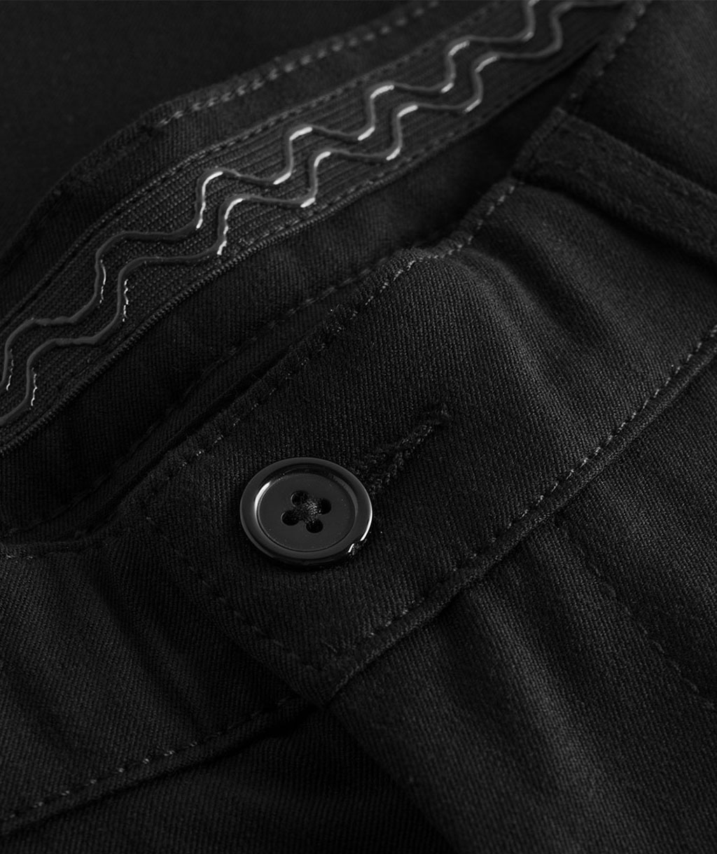 NewTurn stretch slim fit chinos, Sort, large image number 3