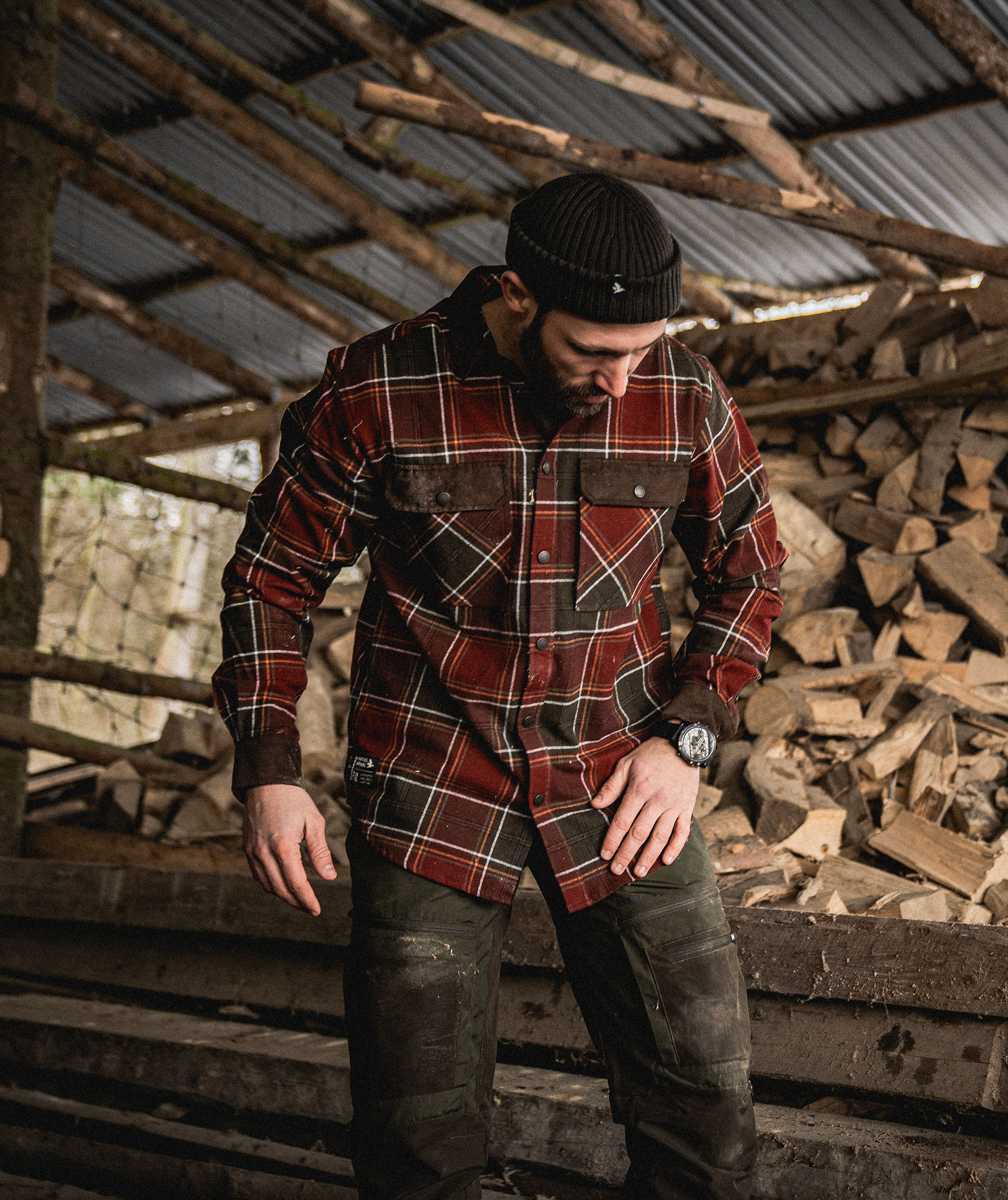 Seeland Banff Flanellhemd, Red Check