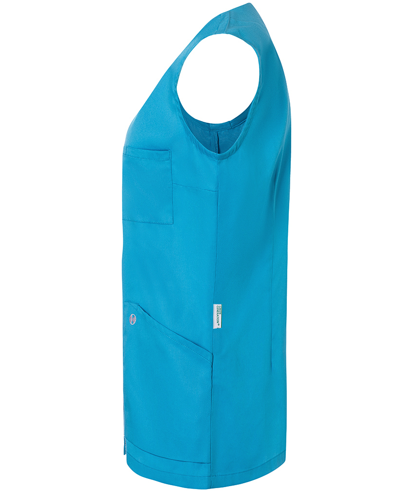 Karlowsky Essential &auml;rml&ouml;s tunika dam, pacific blue, large image number 2