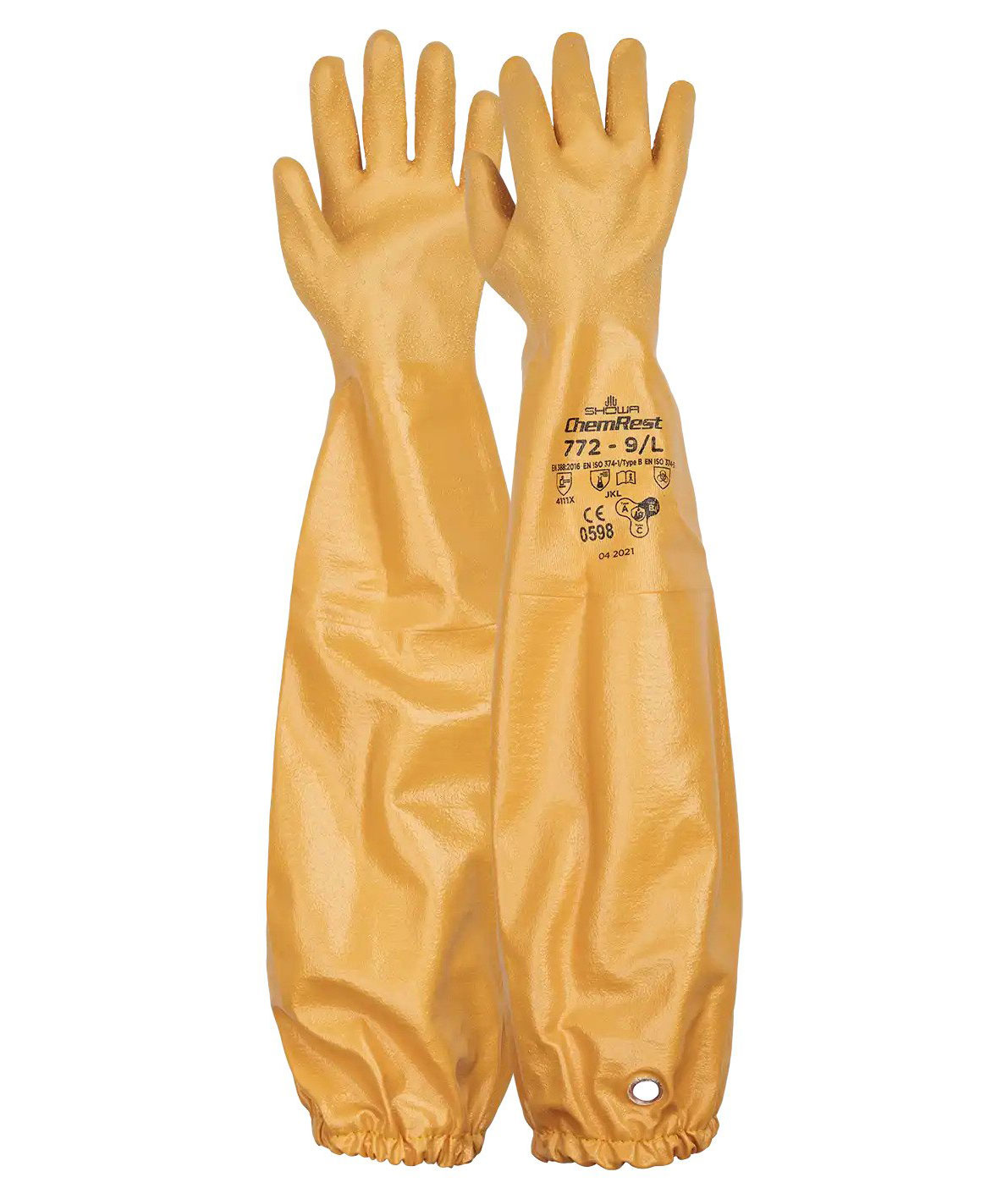 Showa 772 ARX kemikalieskyddshandskar 65 cm, Gul