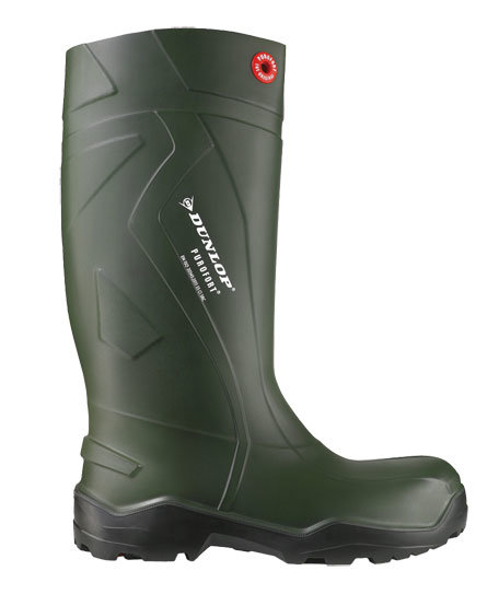 Dunlop Purofort+ Sicherheitsgummistiefel S5, Gr&uuml;n