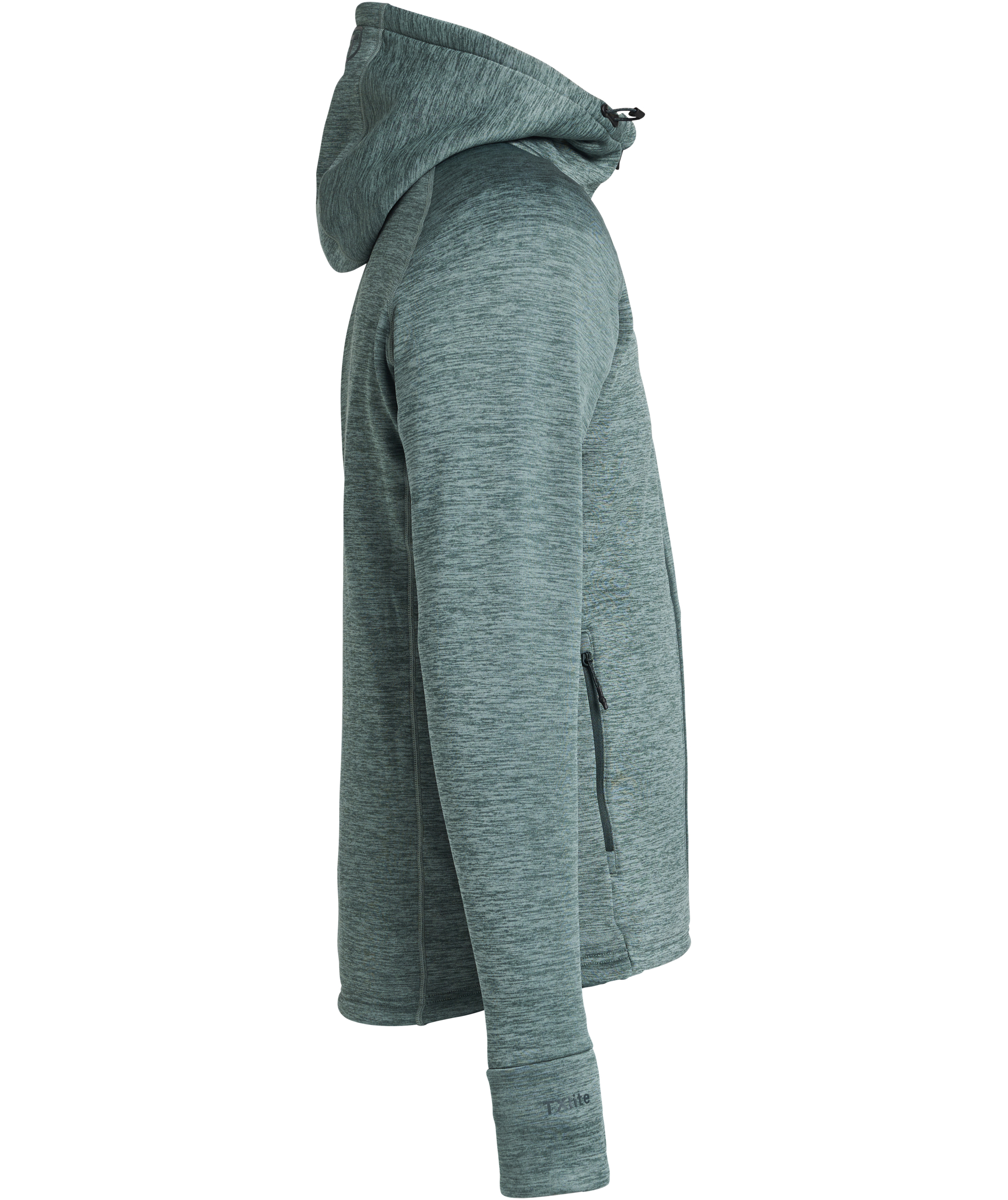 Tenson TXlite hoodie with full zipper, Green, large image number 4