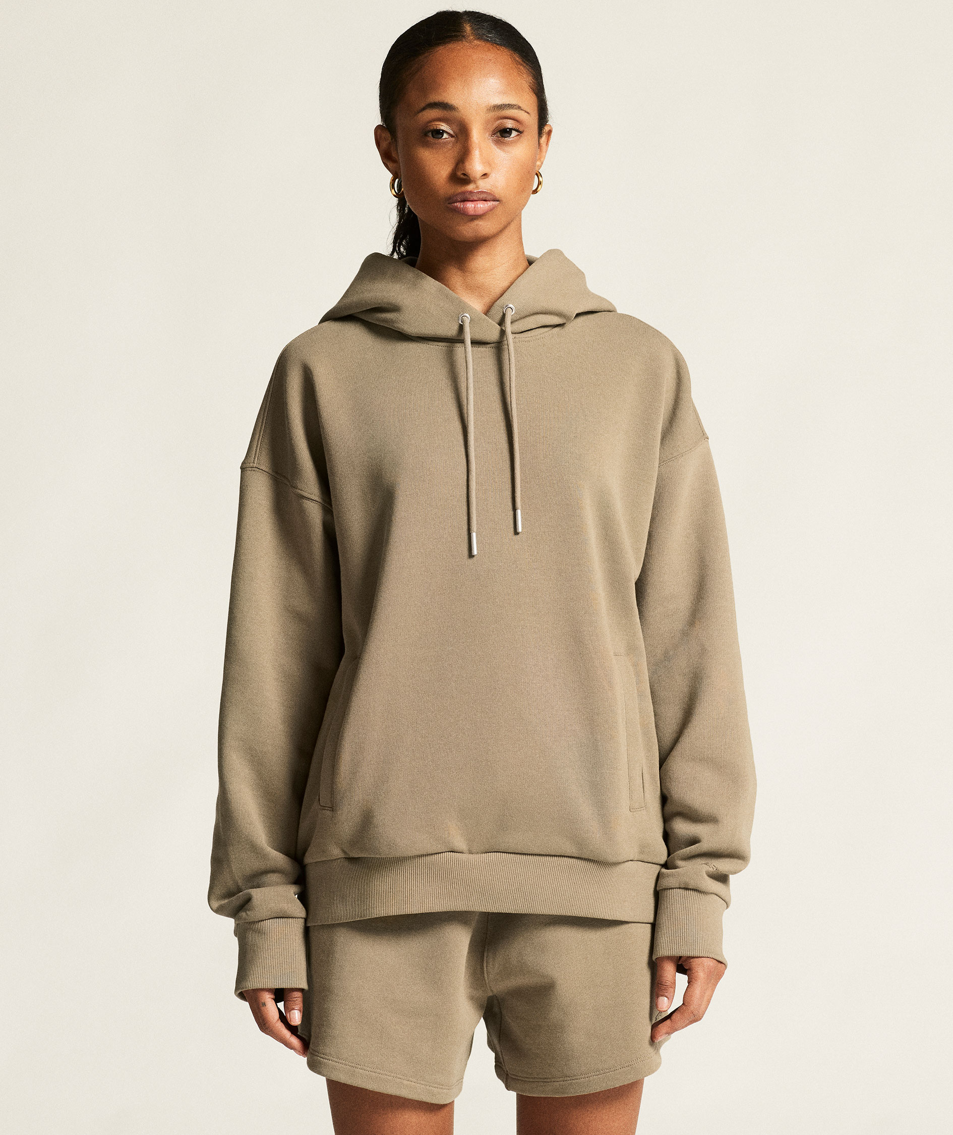 Craft Frequent Damen Hoodie, Taupe
