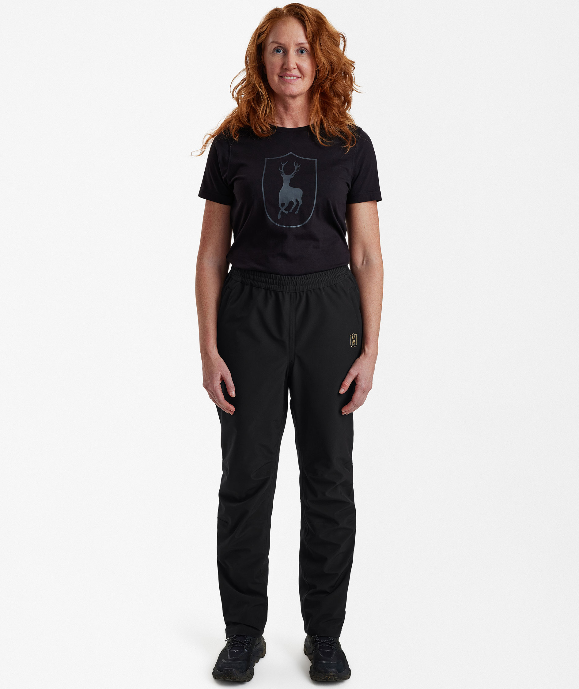Deerhunter Lady Sarek women's shell trousers, Black, large image number 4