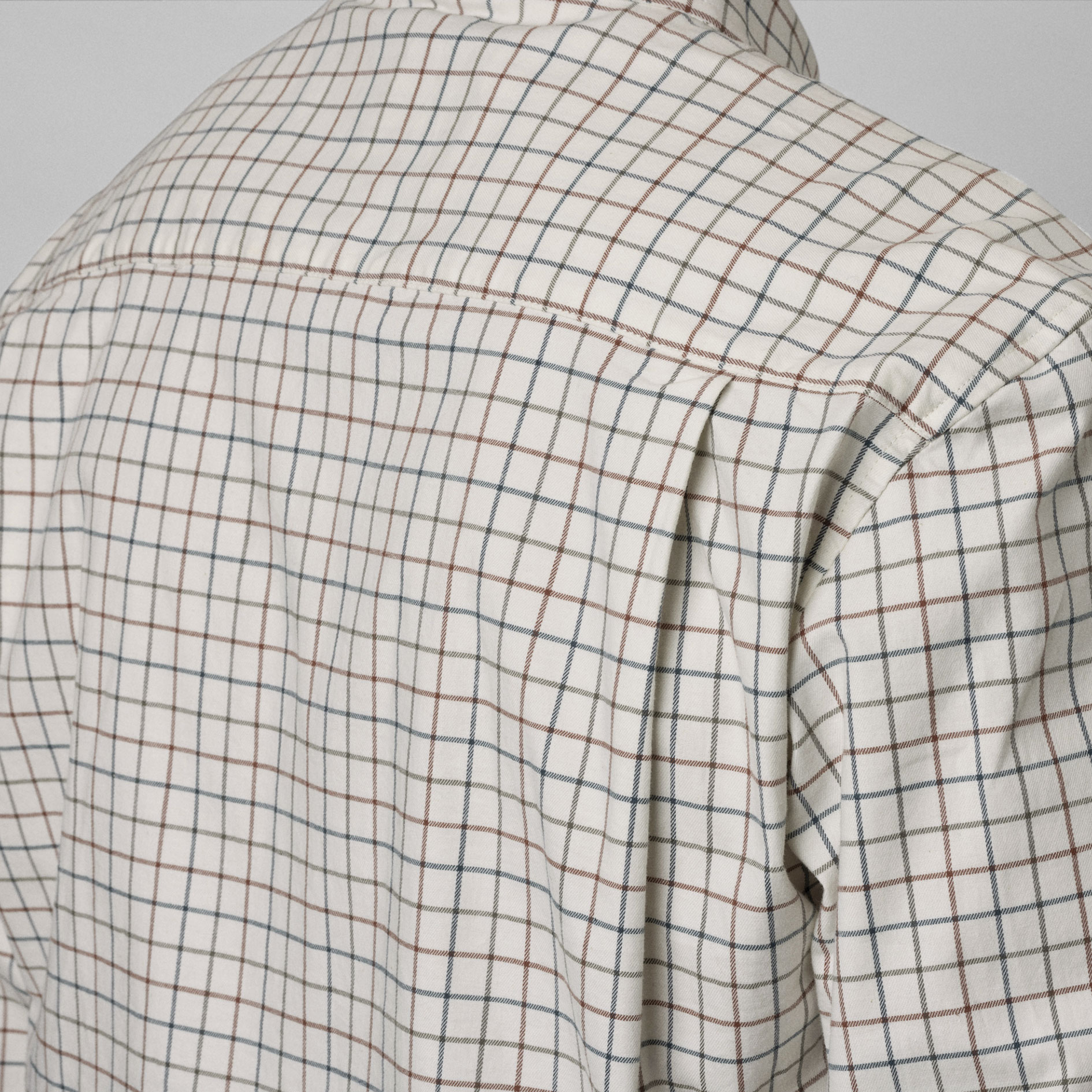 Seeland Oxford Shooting skjorta, Grape leaf/Terracotta check, large image number 5