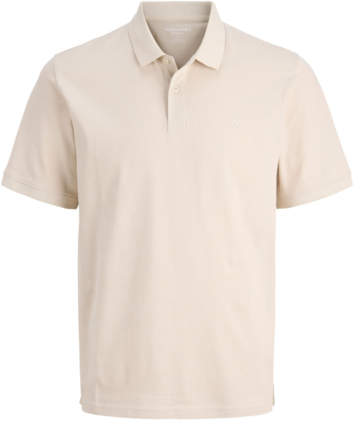 Jack & Jones JJEBASIC polo T-skjorte, Moonbeam