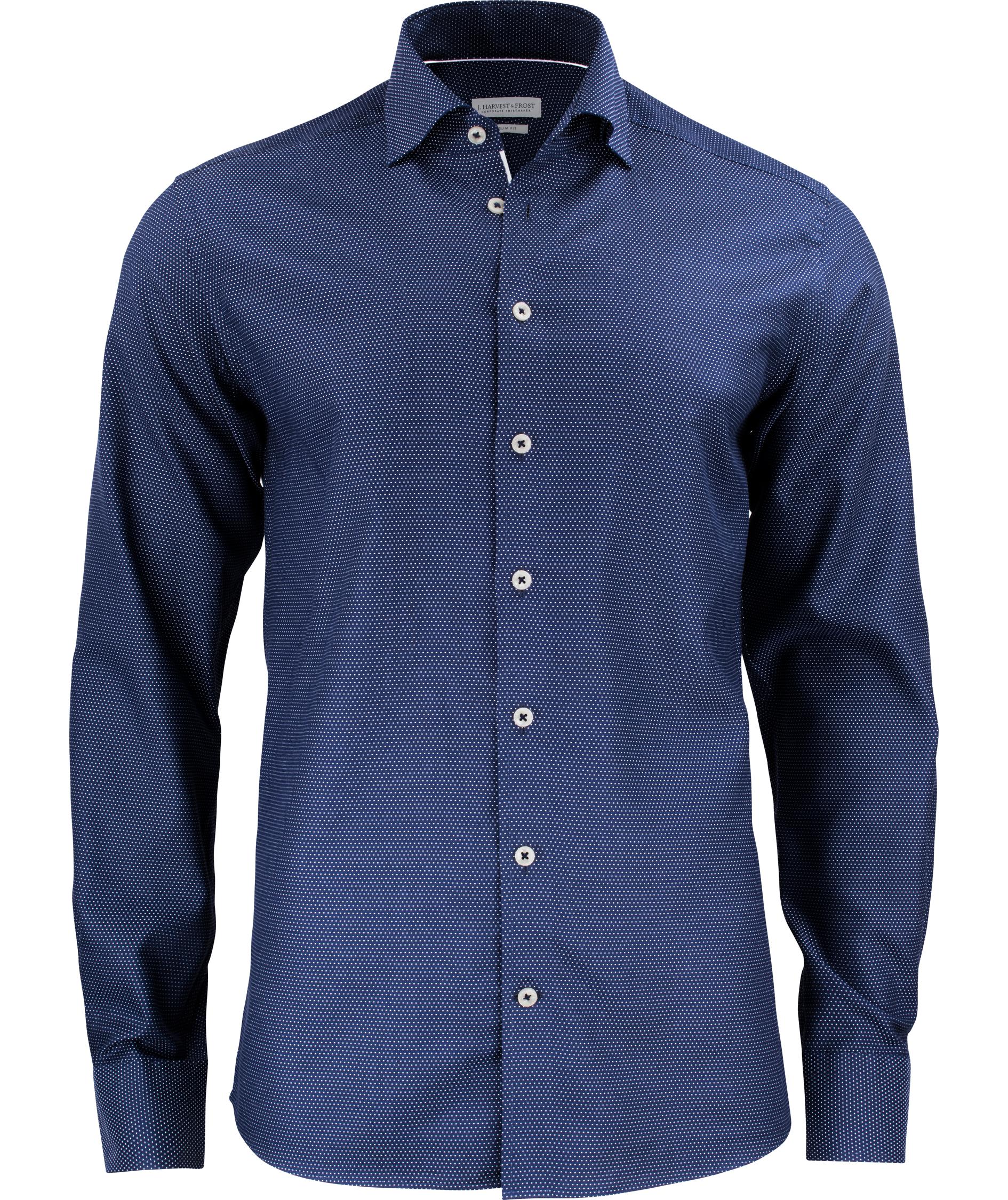 J. Harvest & Frost Purple Bow 49 slim fit shirt