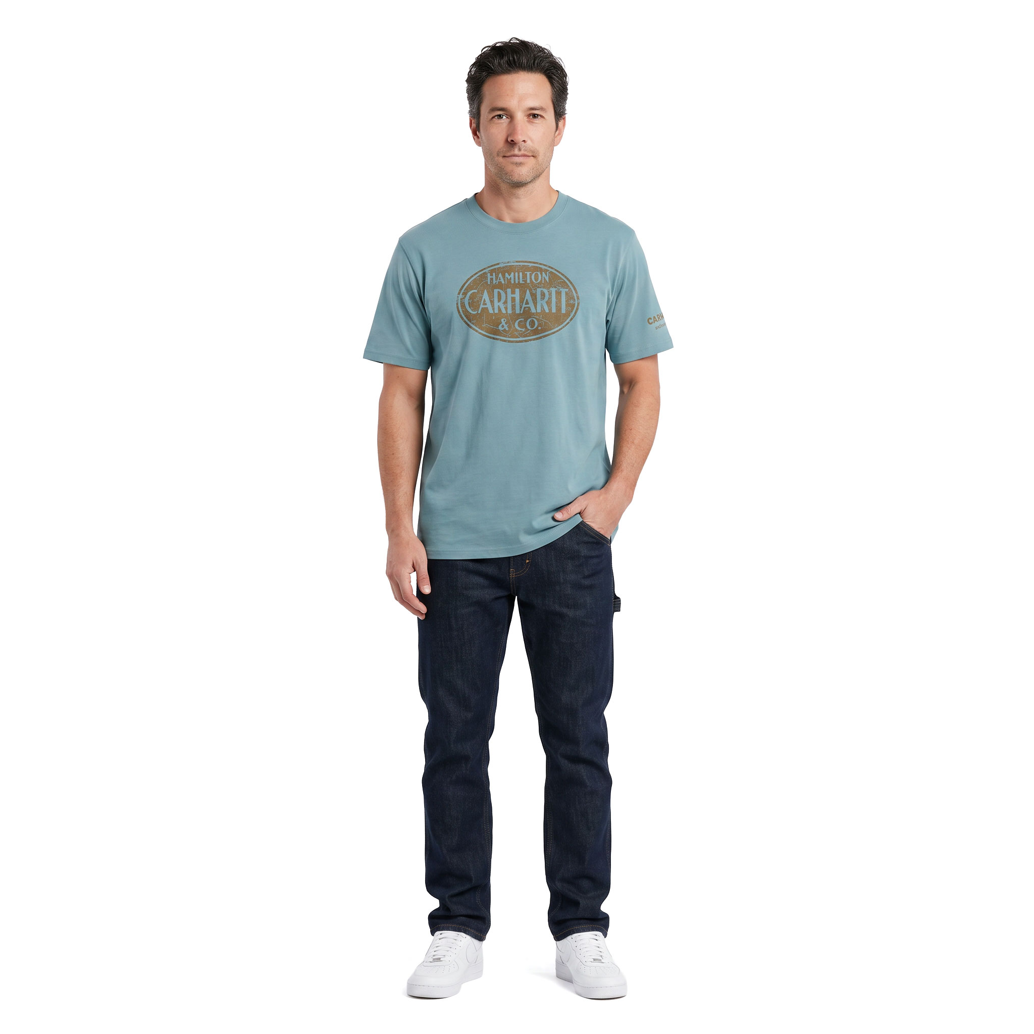 Carhartt Hamilton Graphic T-shirt, Summer Blue, large image number 2