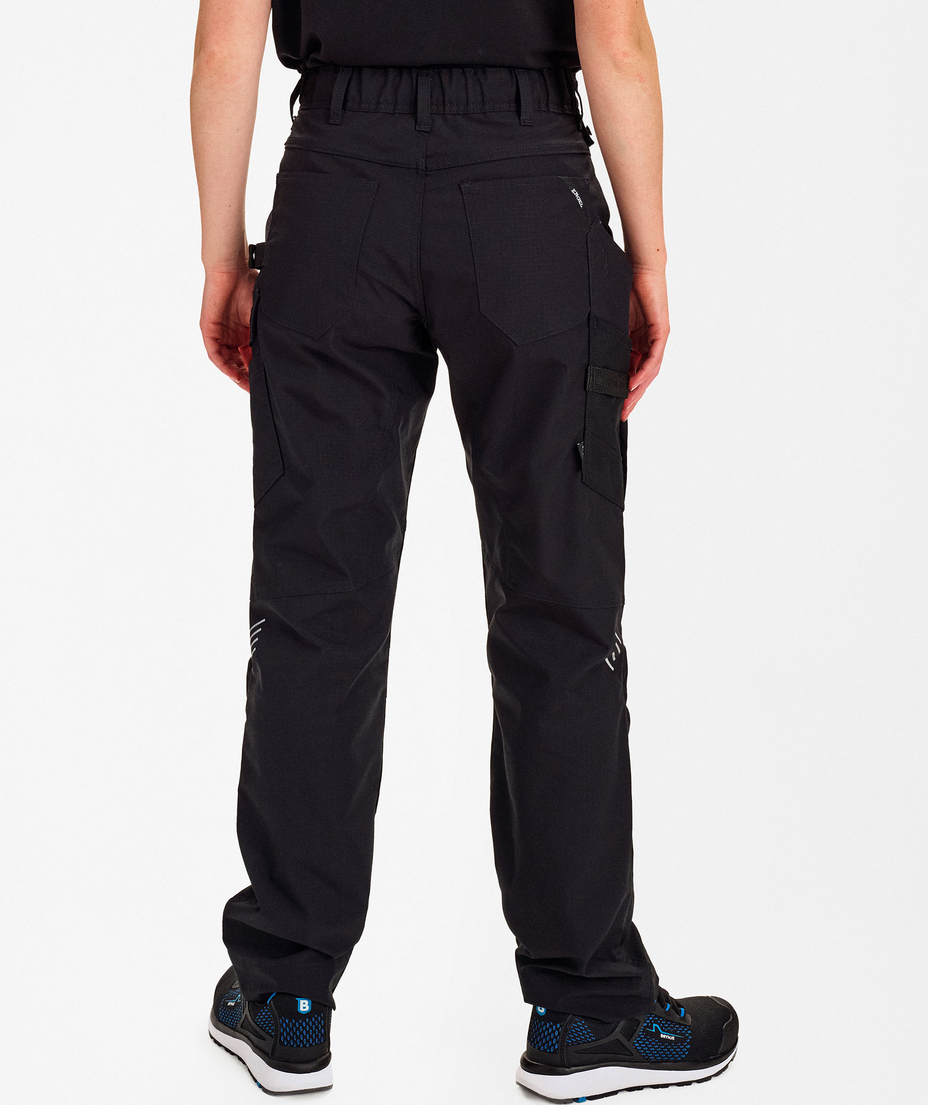 Engel Entire dame arbejdsbukser, Black, large image number 4