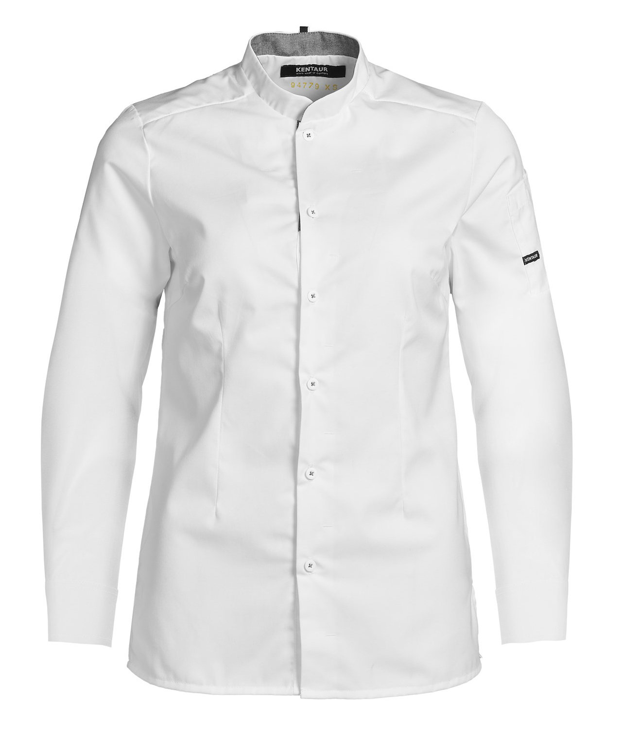 Kentaur kock/serviceskjorta dam, Vit, large image number 0