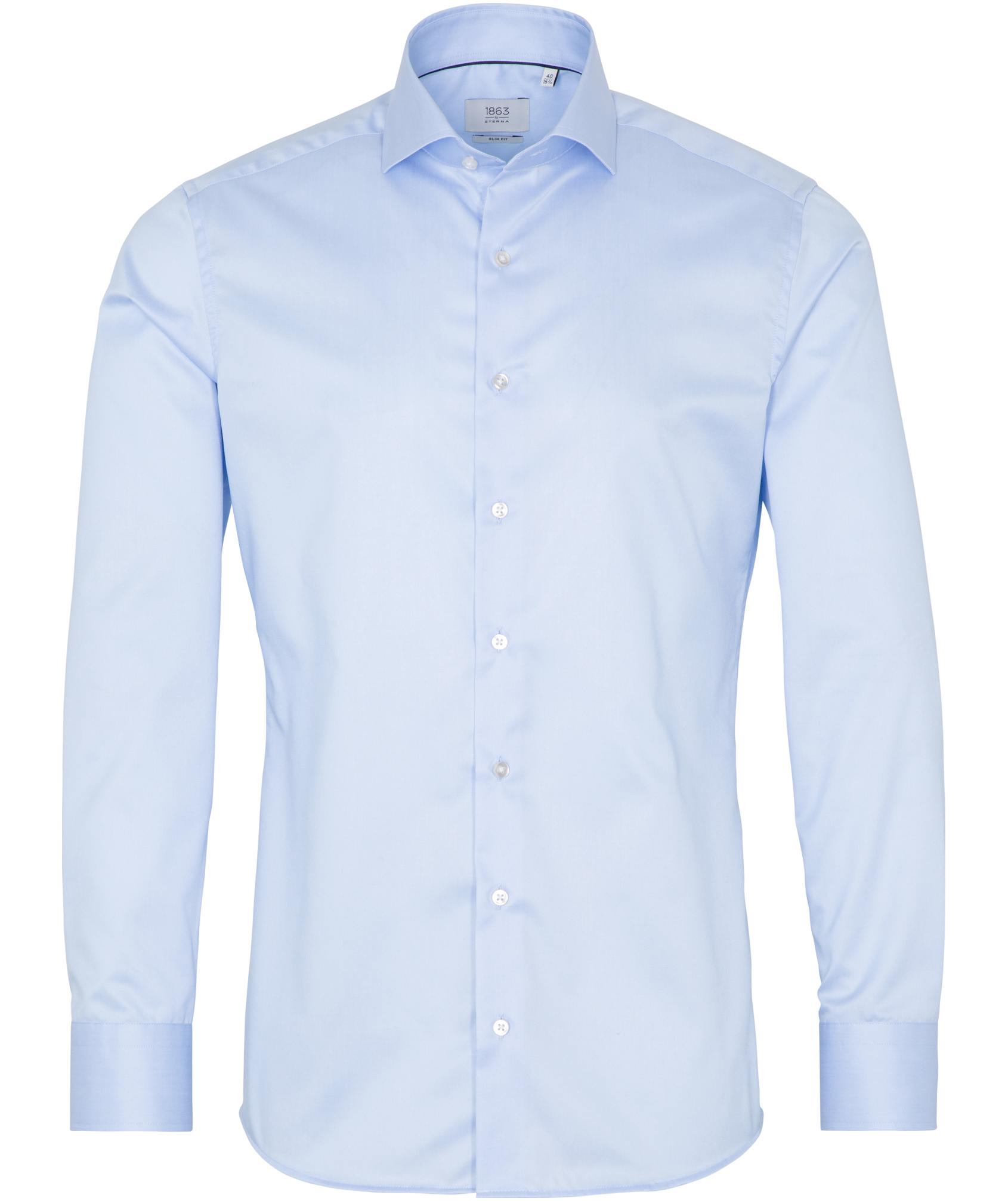 Eterna Gentle Slim fit skjorta, Light blue, Light blue, swatch
