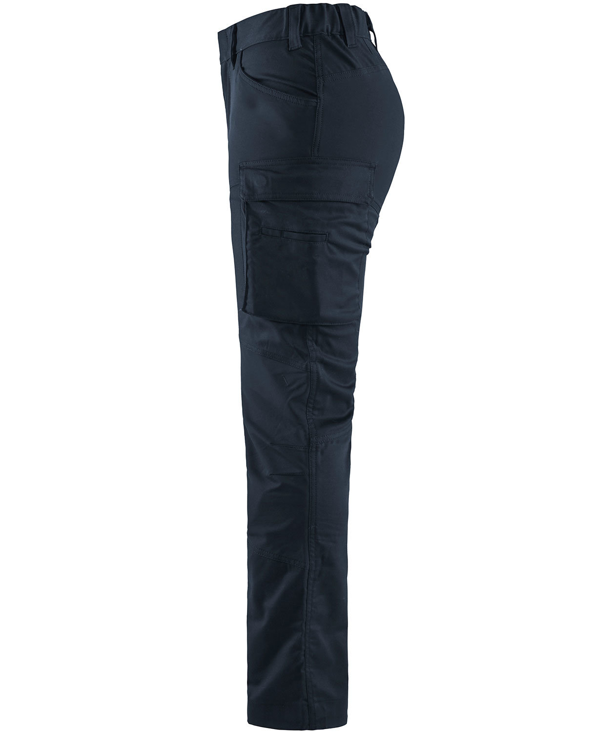 Bl&aring;kl&auml;der arbetsbyxa dam, M&ouml;rk Marinbl&aring;, large image number 2