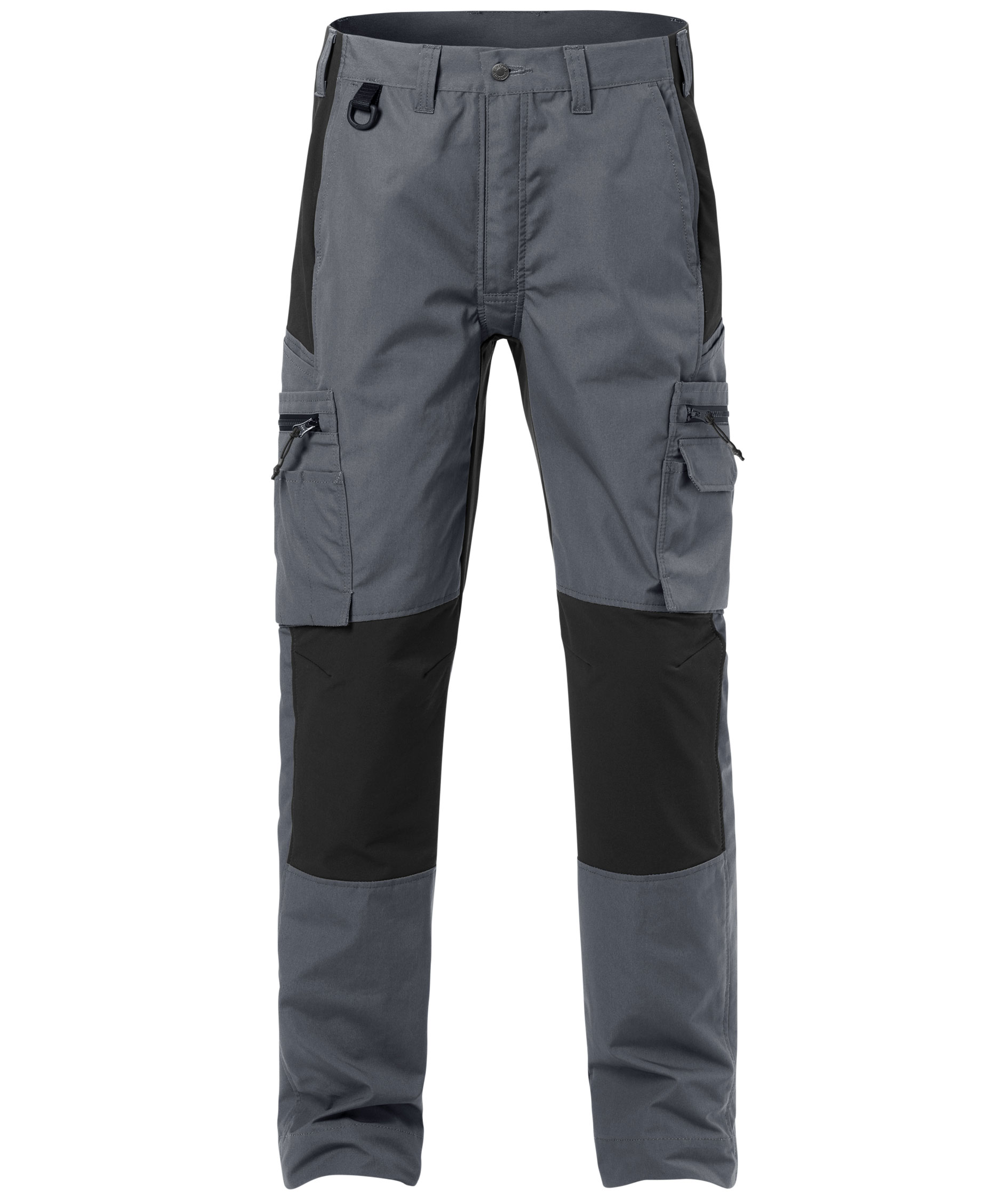 Fristads service trousers 2700 PLW, Grey/Black, Grey/Black, swatch