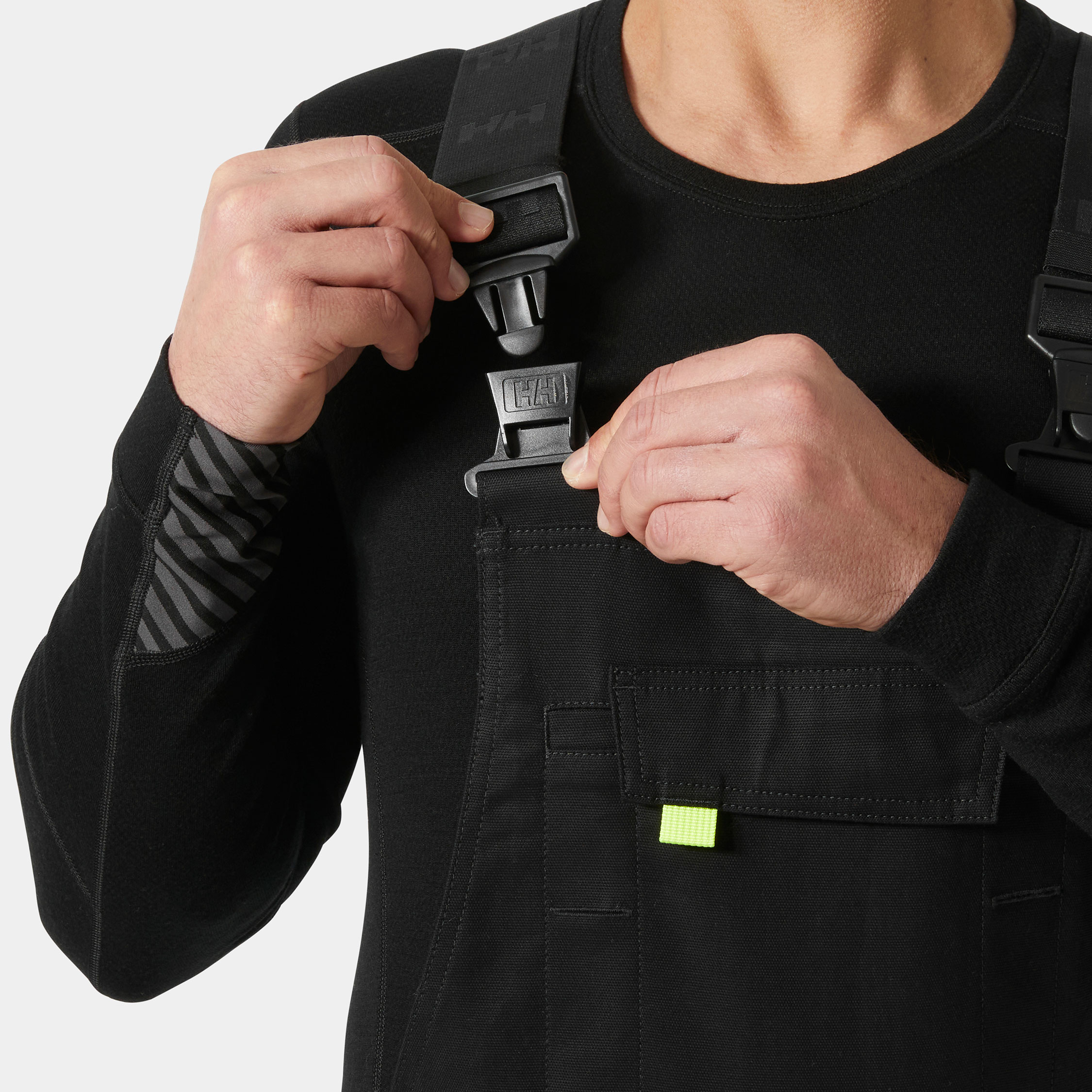 Helly Hansen Oxford 4X Connect&trade; bib and brace full stretch, Black/Ebony, large image number 4