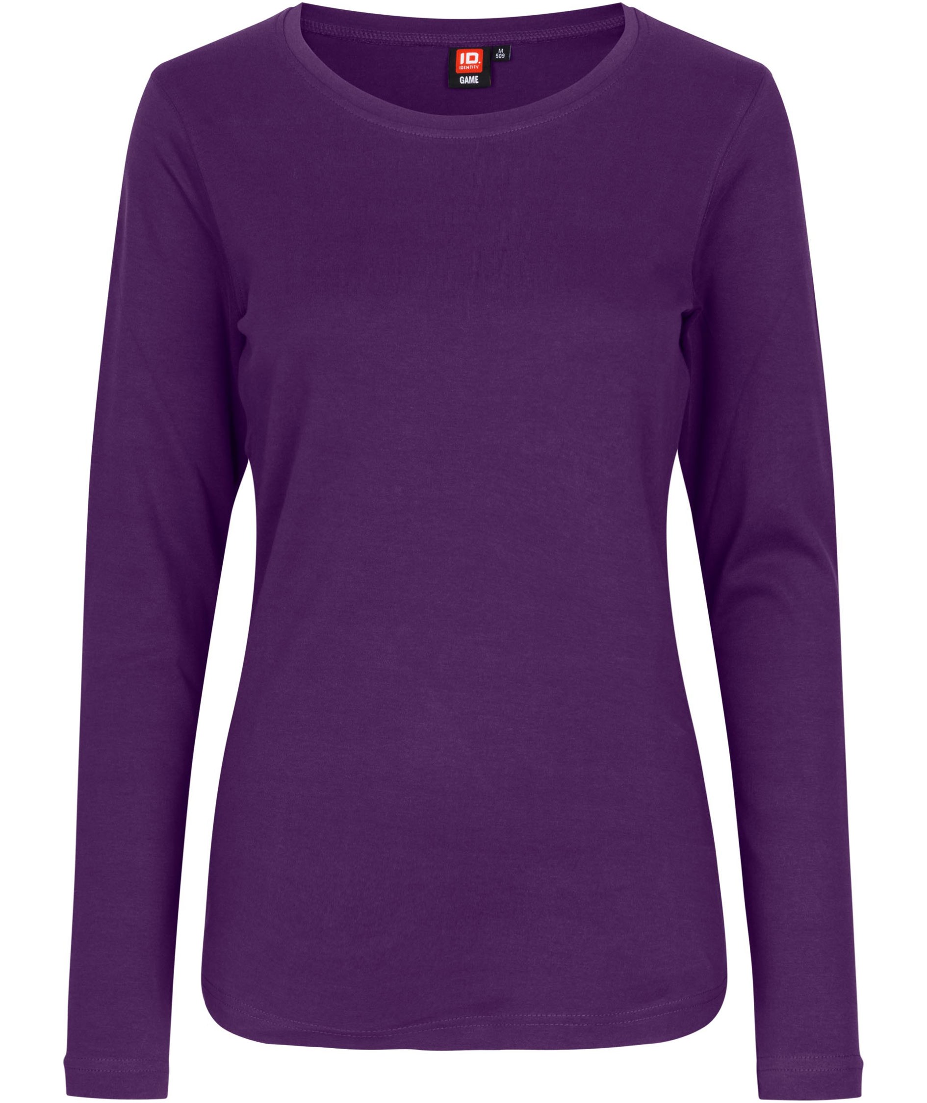 ID Identity Interlock l&aring;ng&auml;rmad T-shirt dam, Lila, Lila, swatch
