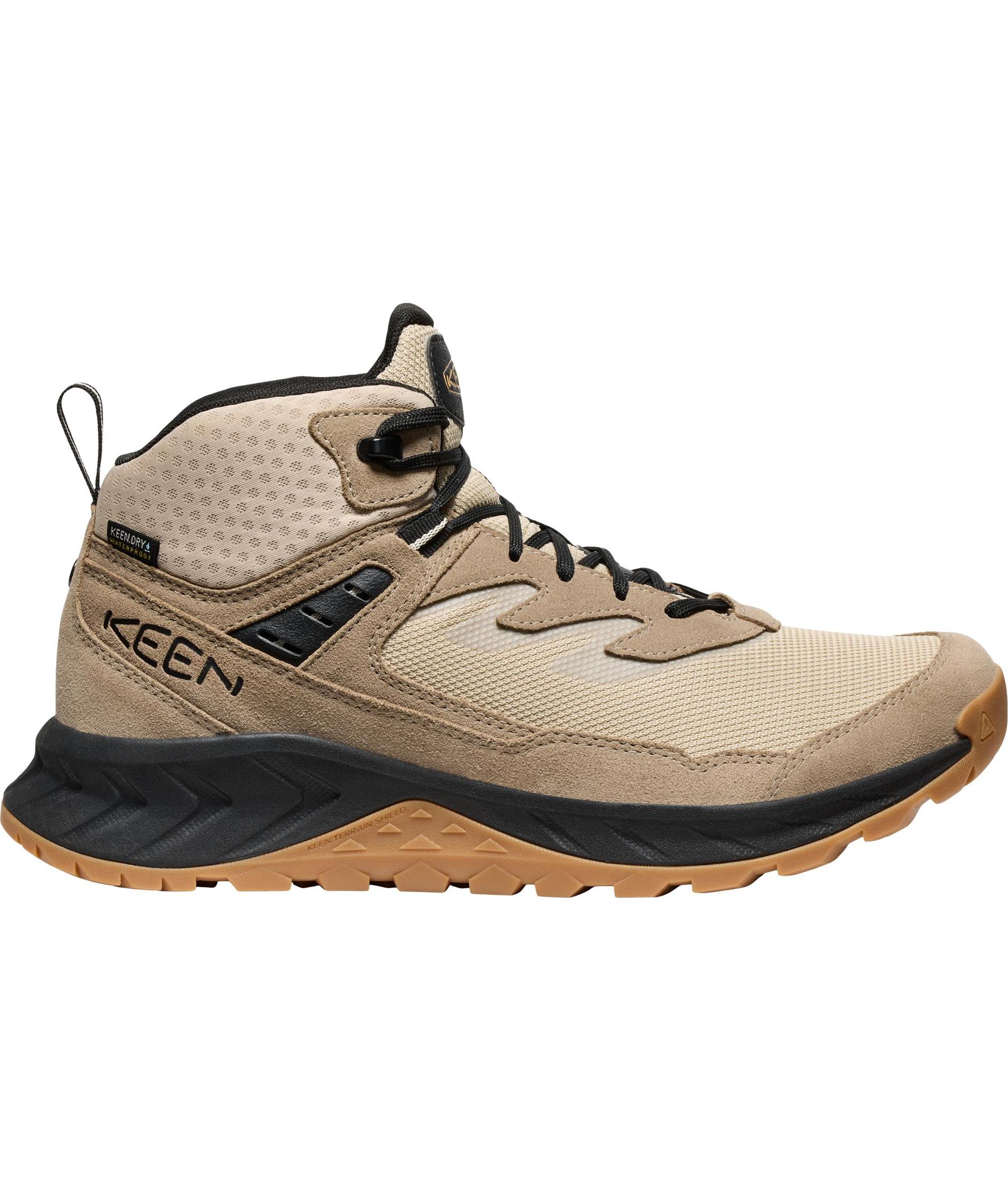 Keen Hightrail Mid WP vandrark&auml;ngor, Brindle/oak buff