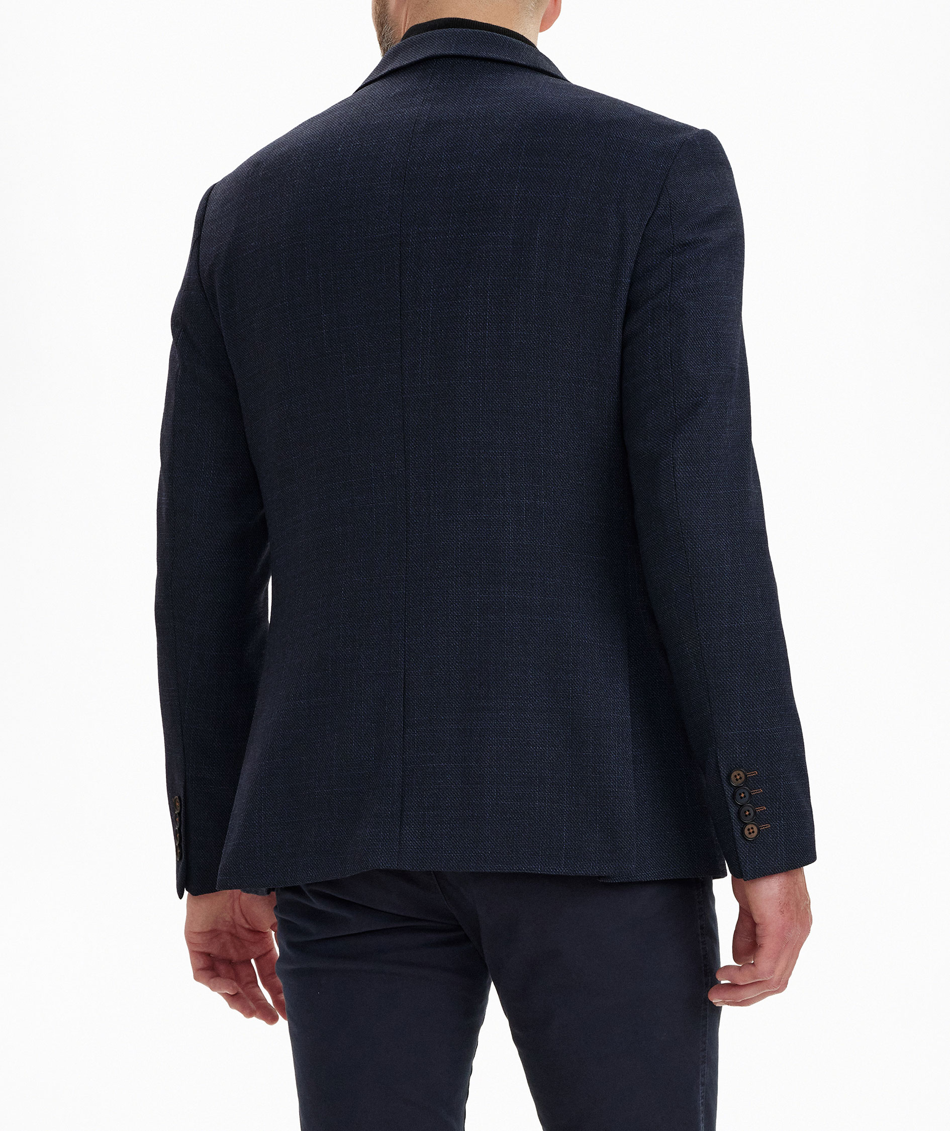 Sunwill Modern fit kavaj med ull, Dark navy, large image number 9