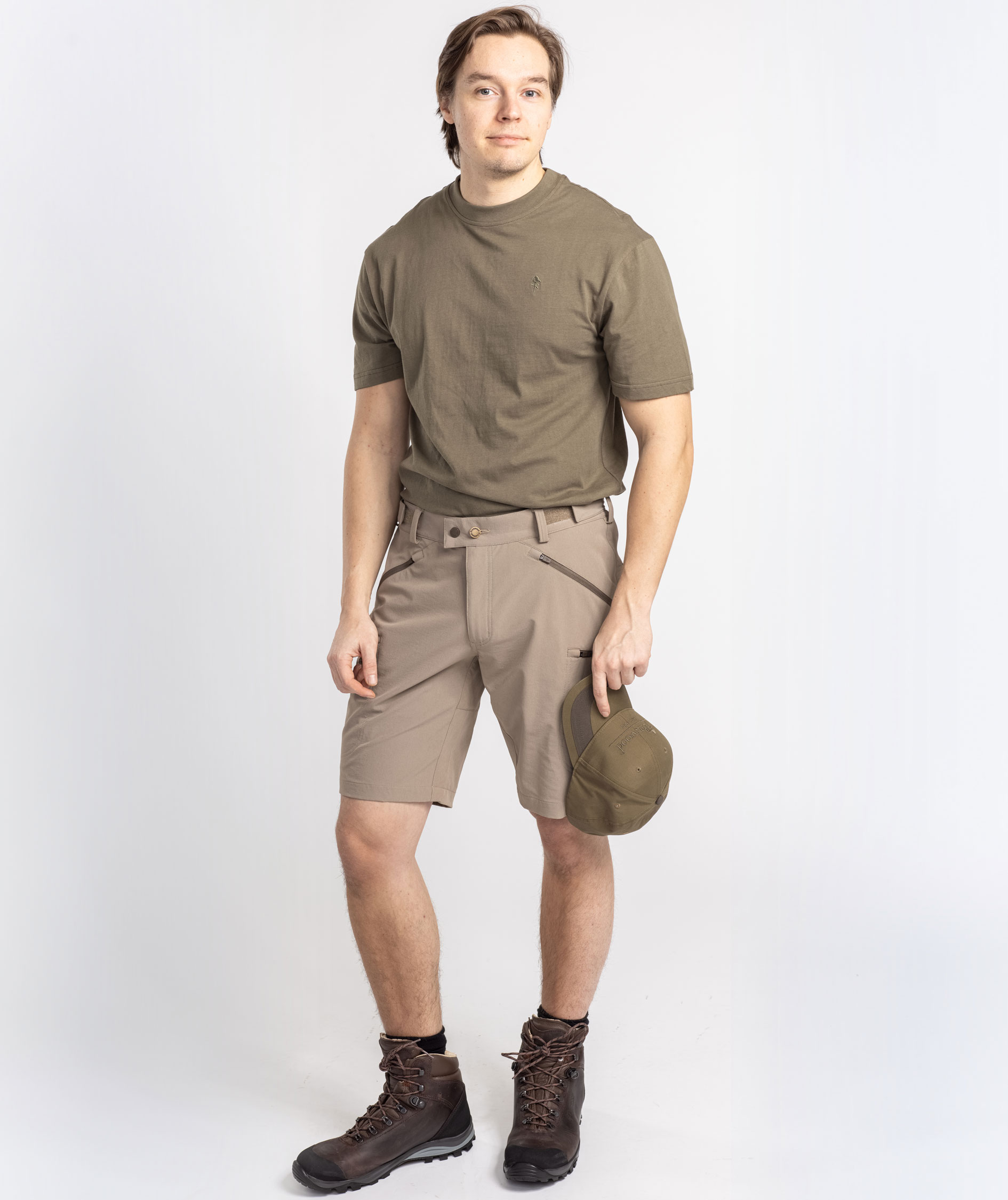 Pinewood 3-pak T-shirt, Olive/Black/Shadow Blue, large image number 7