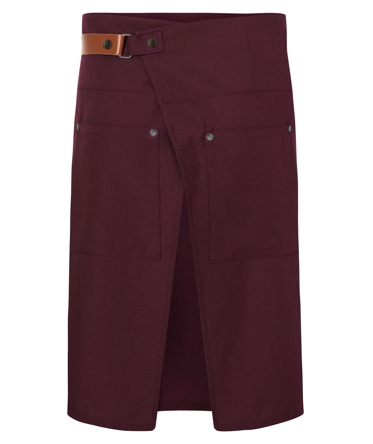 Karlowsky Recycled apron, Aubergine, Aubergine, large image number 2