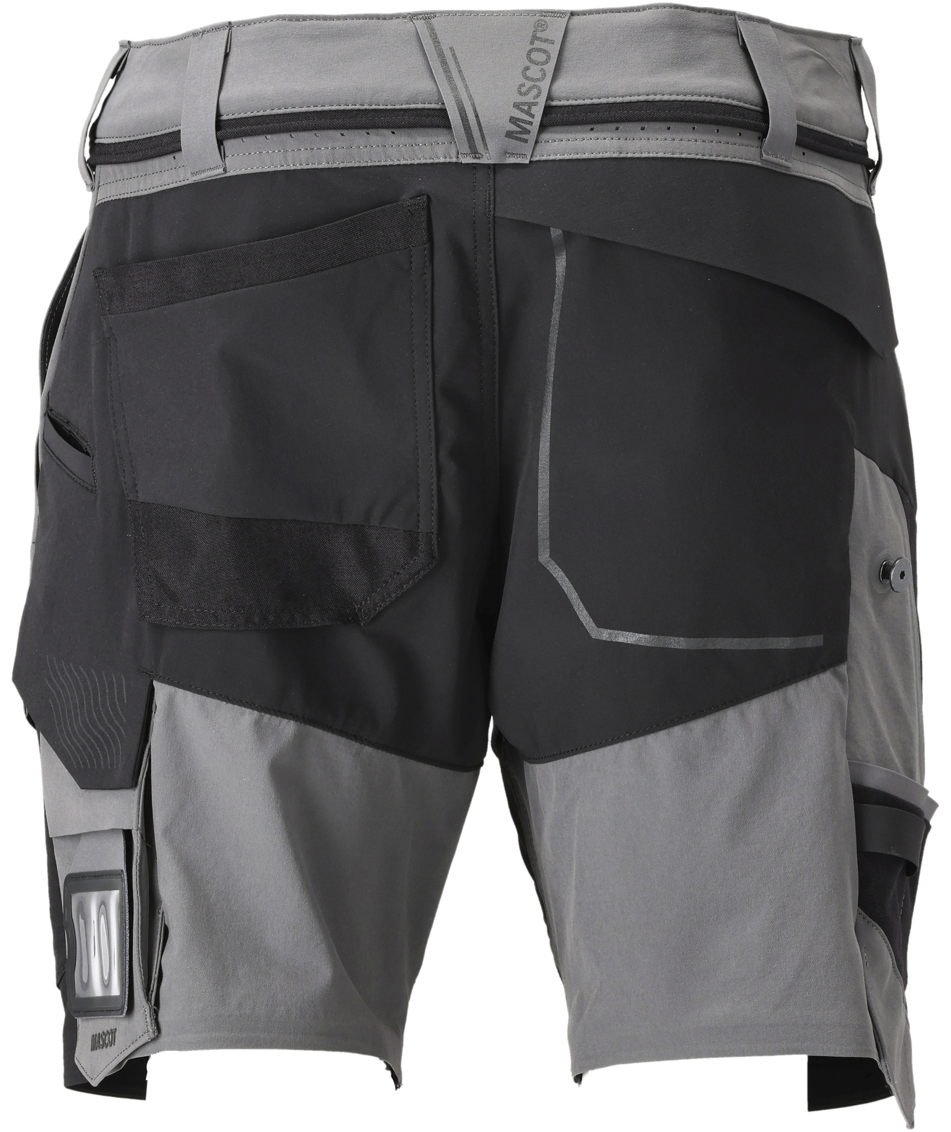 Mascot Customized Arbeitsshorts full stretch, Steingrau/Schwarz, large image number 2