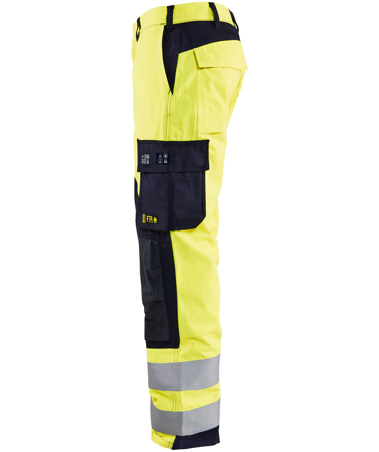Bl&aring;kl&auml;der Multinorm work trousers, Hi-vis Yellow/Marine, large image number 2