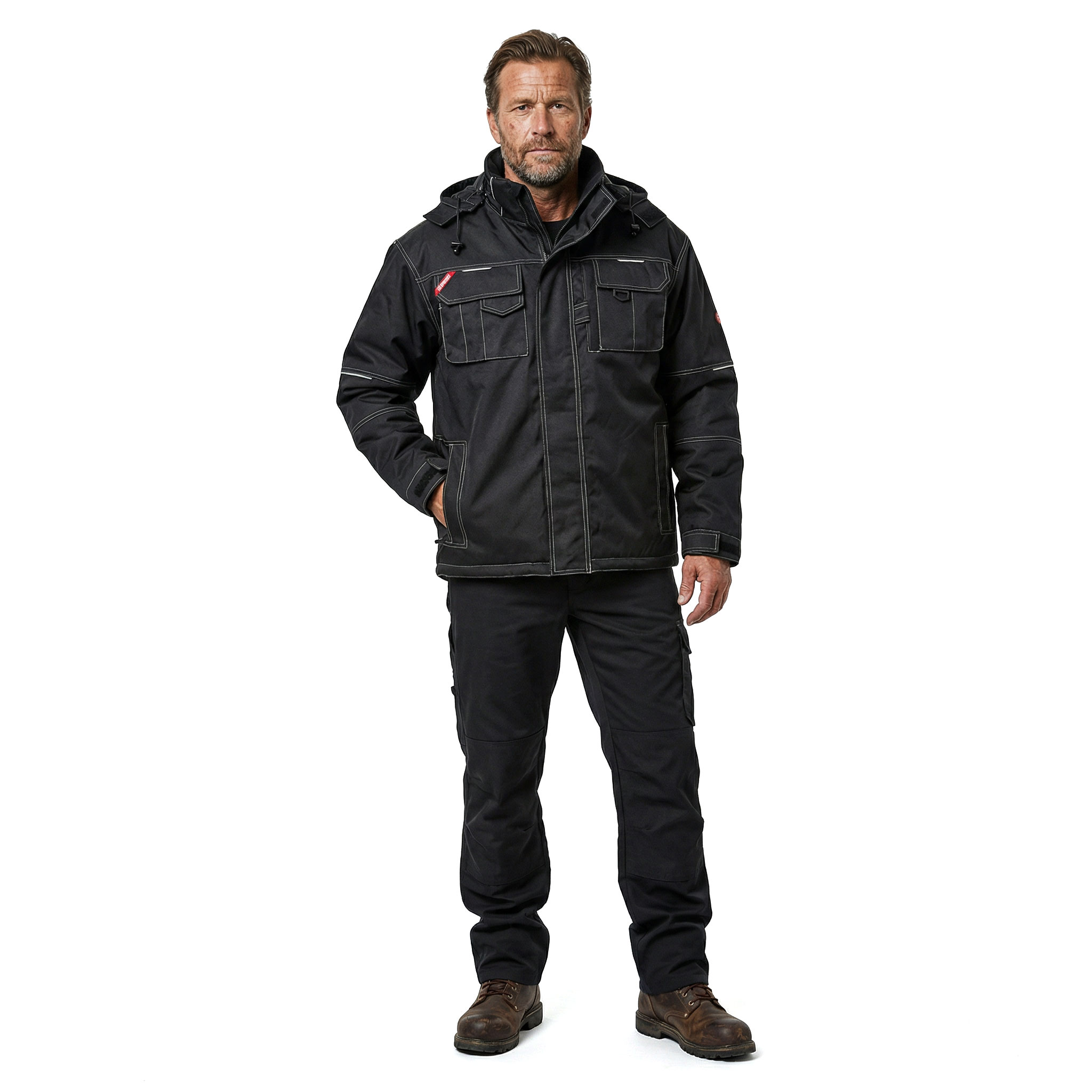 Engel Combat pilot jacket, Black, large image number 2