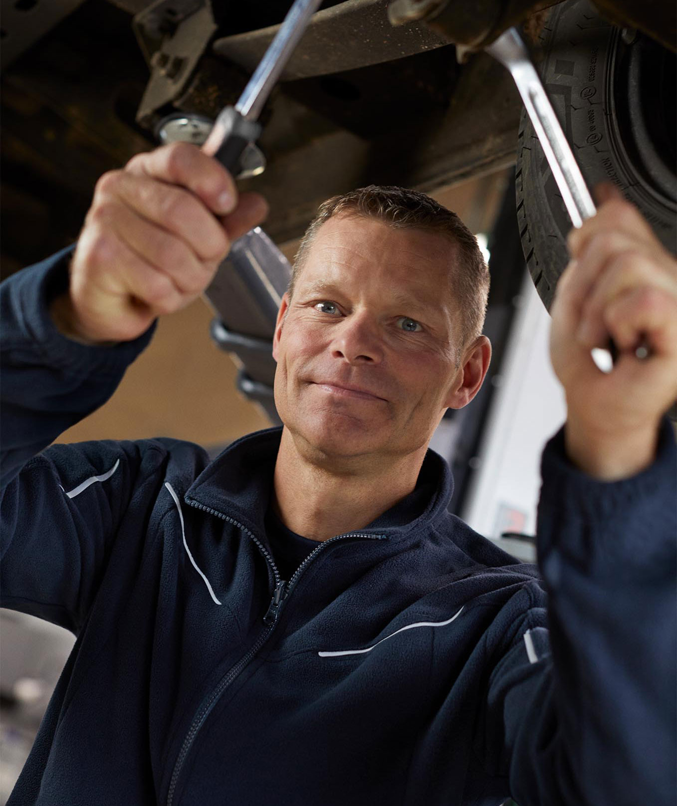 ID Zip'n'Mix microfleece cardigan, Navy, large image number 5