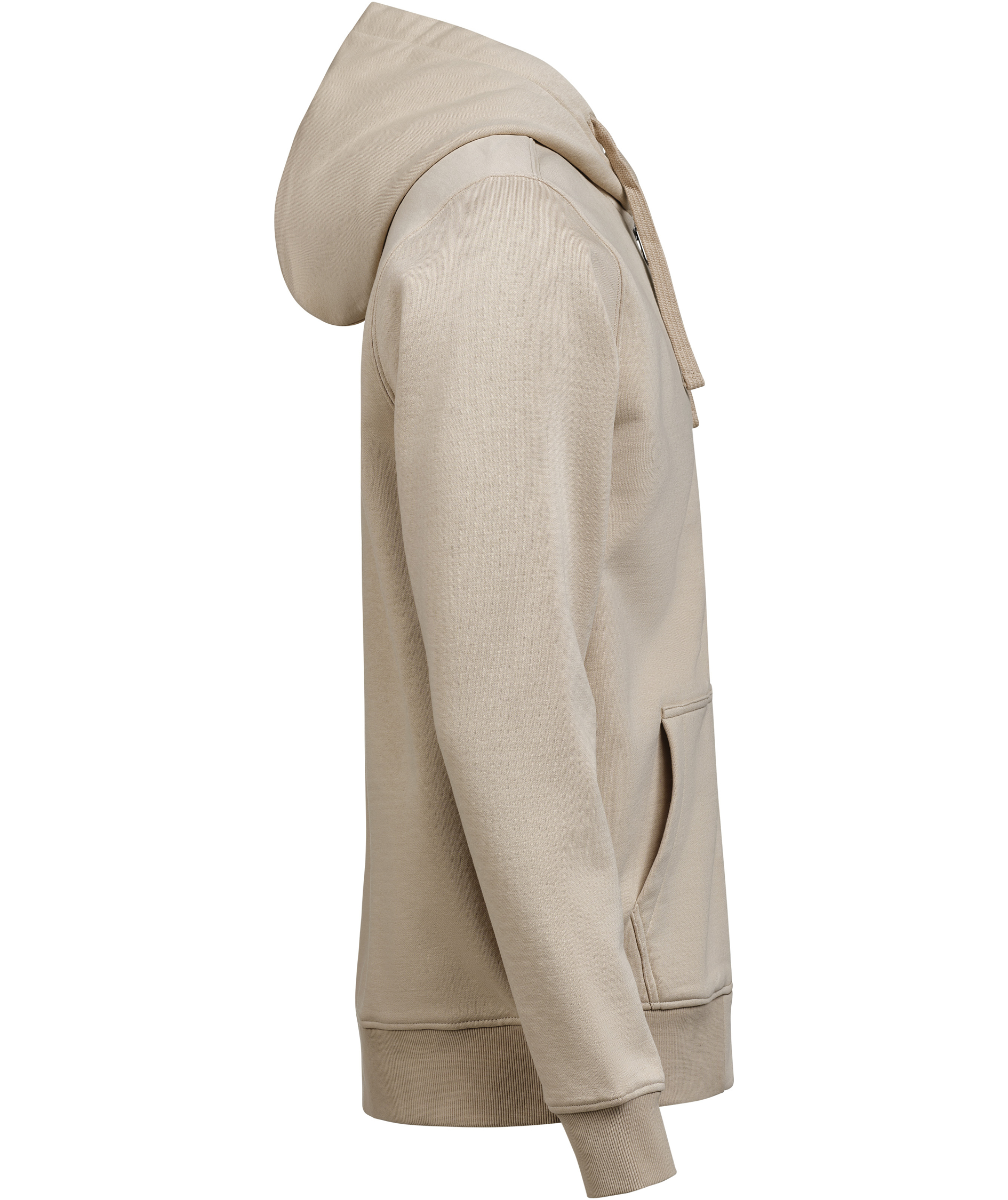 UM Regular fit h&aelig;ttetr&oslash;je med lyn, Latte, large image number 2