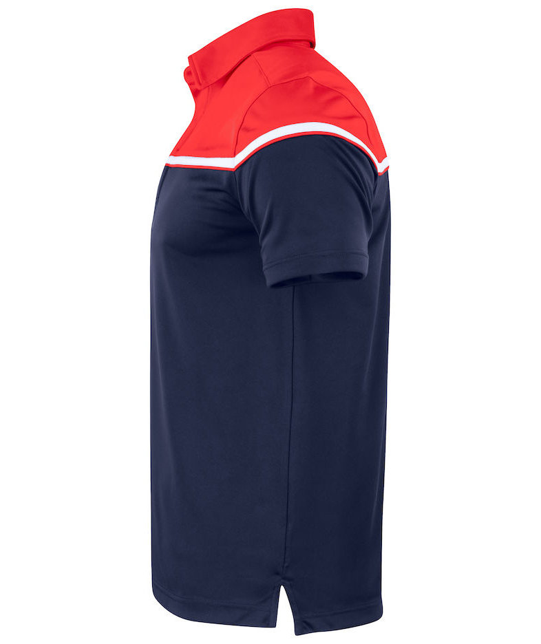 Cutter & Buck Seabeck polo shirt, Dark Navy/Red, large image number 3