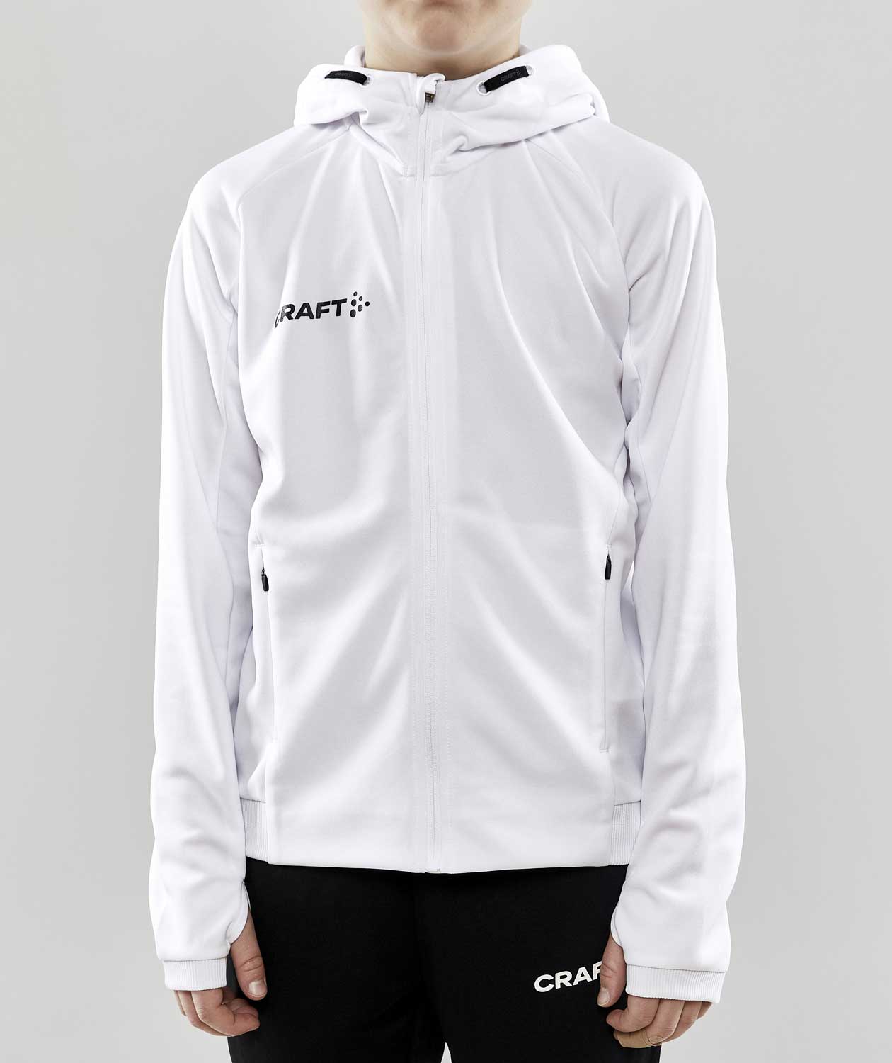 Craft Evolve Hoodie f&uuml;r Kinder, Wei&szlig;, large image number 1