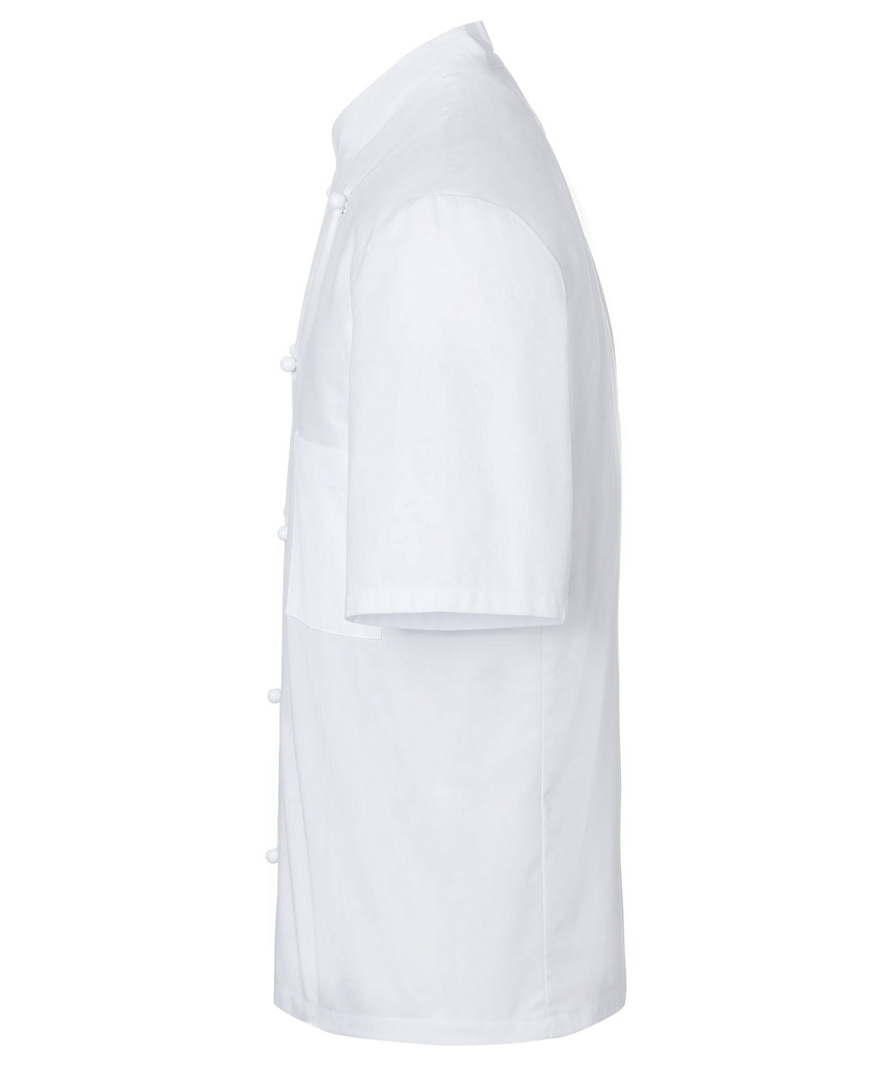 Karlowsky Lennert short-sleeved chefs jacket without buttons, White, large image number 4