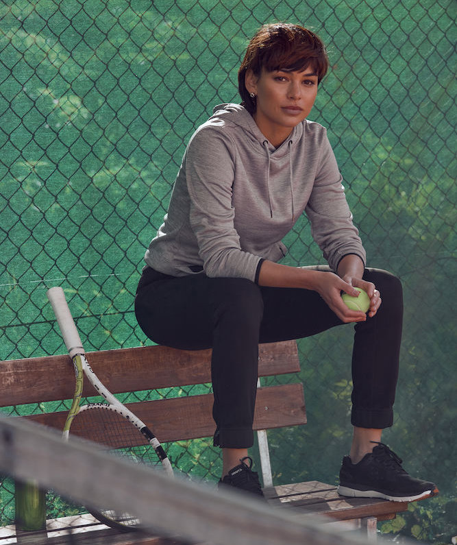 Clique Basic Active  h&aelig;ttetr&oslash;je, Gr&aring;meleret