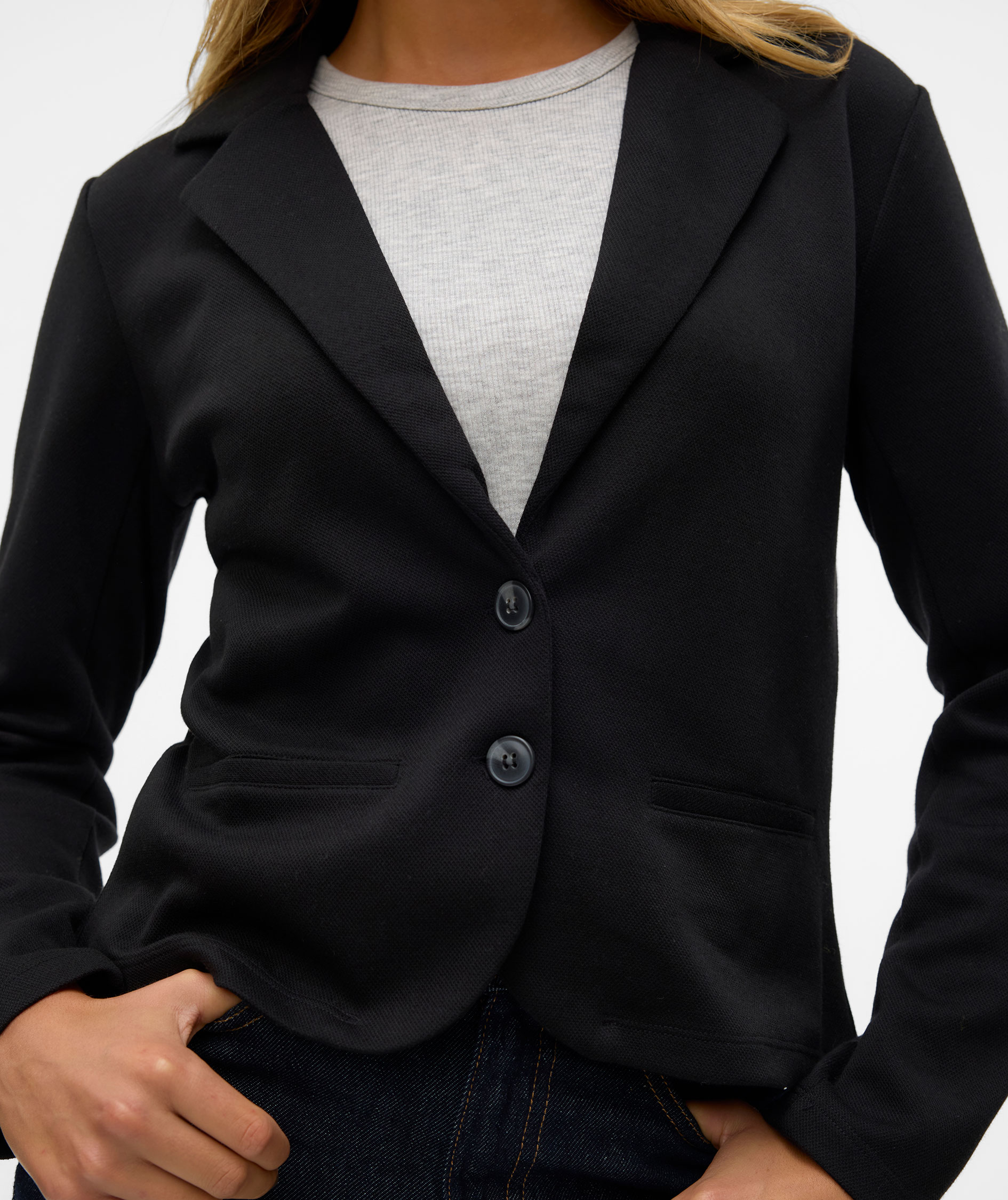 Vero Moda VMEMMA women's regular fit blazer, Black, large image number 3