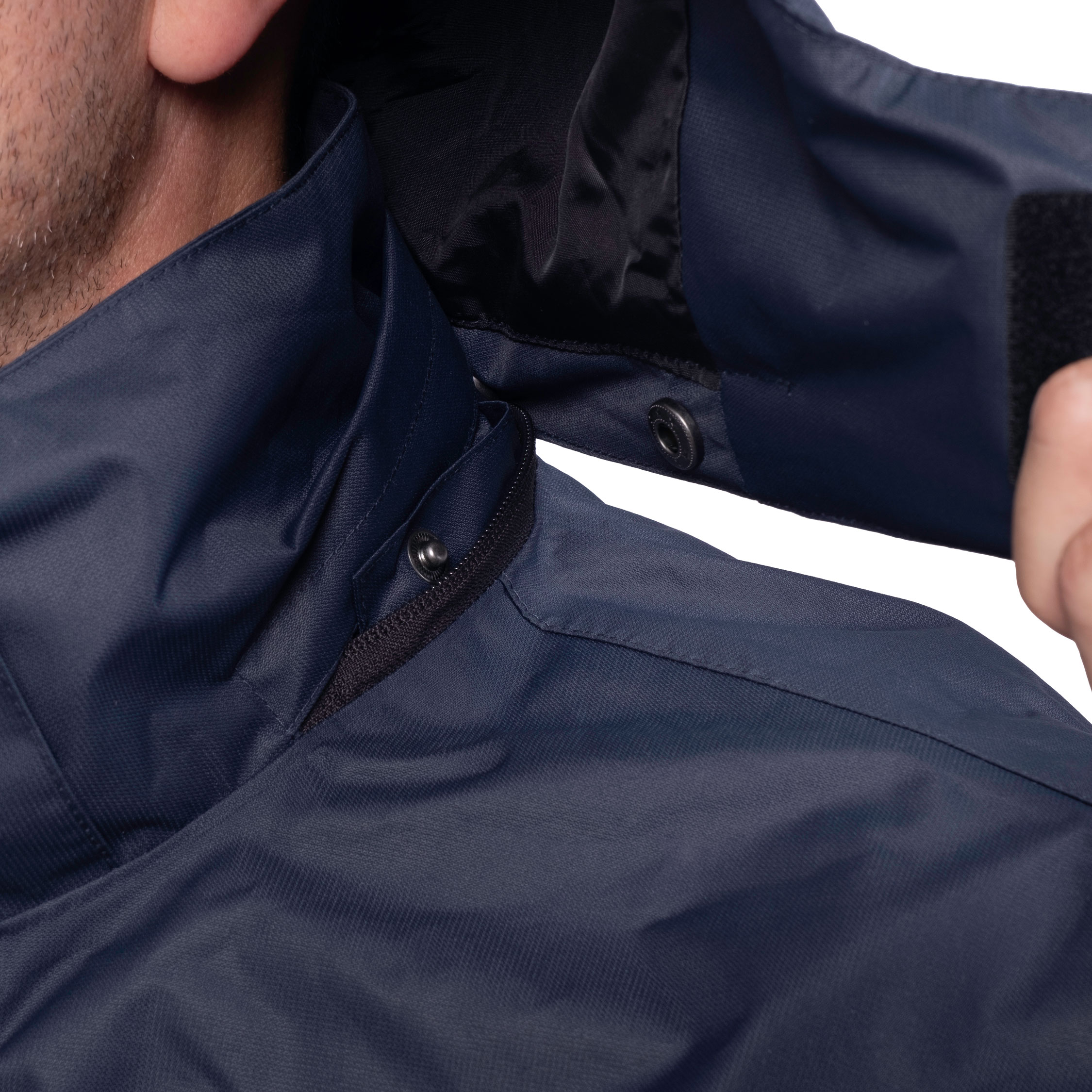 Pitch Stone Active-Pro Zip-in rain jacket, Navy, large image number 9