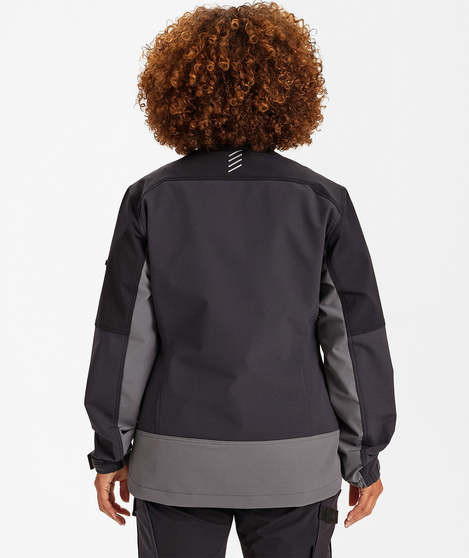 Engel Entire arbetsjacka full stretch dam, Anthracite Grey/Black, Anthracite Grey/Black, large image number 4