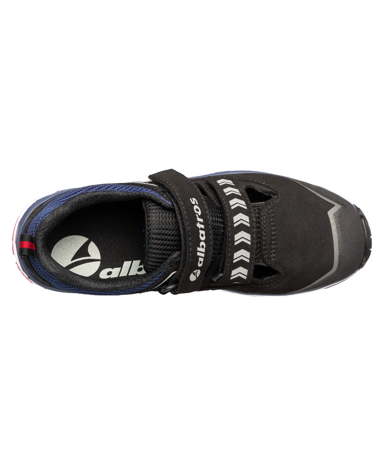 Albatros Jetstream Impulse Low vernesandaler S1, Svart/Bl&aring;, large image number 2